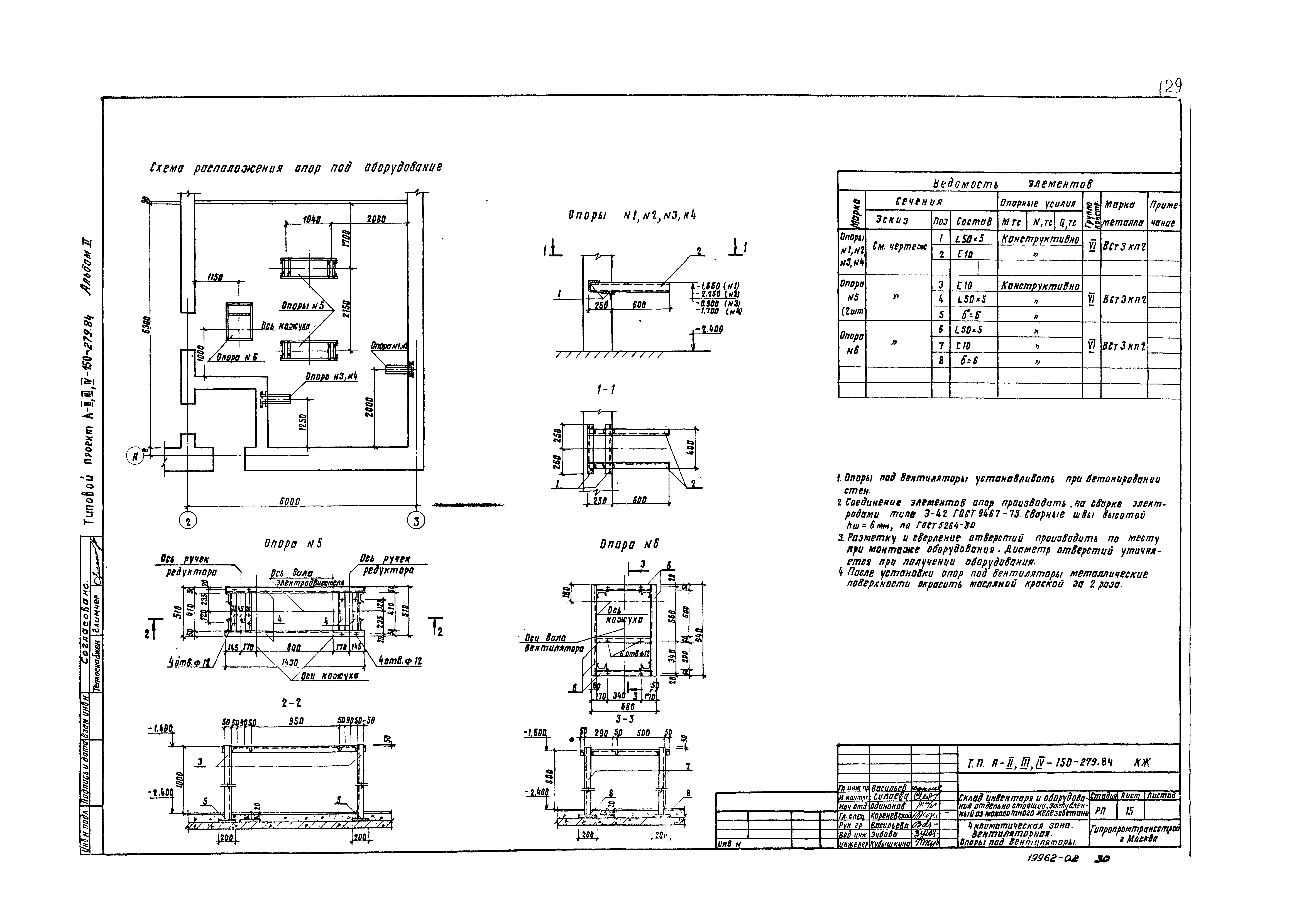 Типовой проект A-II,III,IV-150-279.84