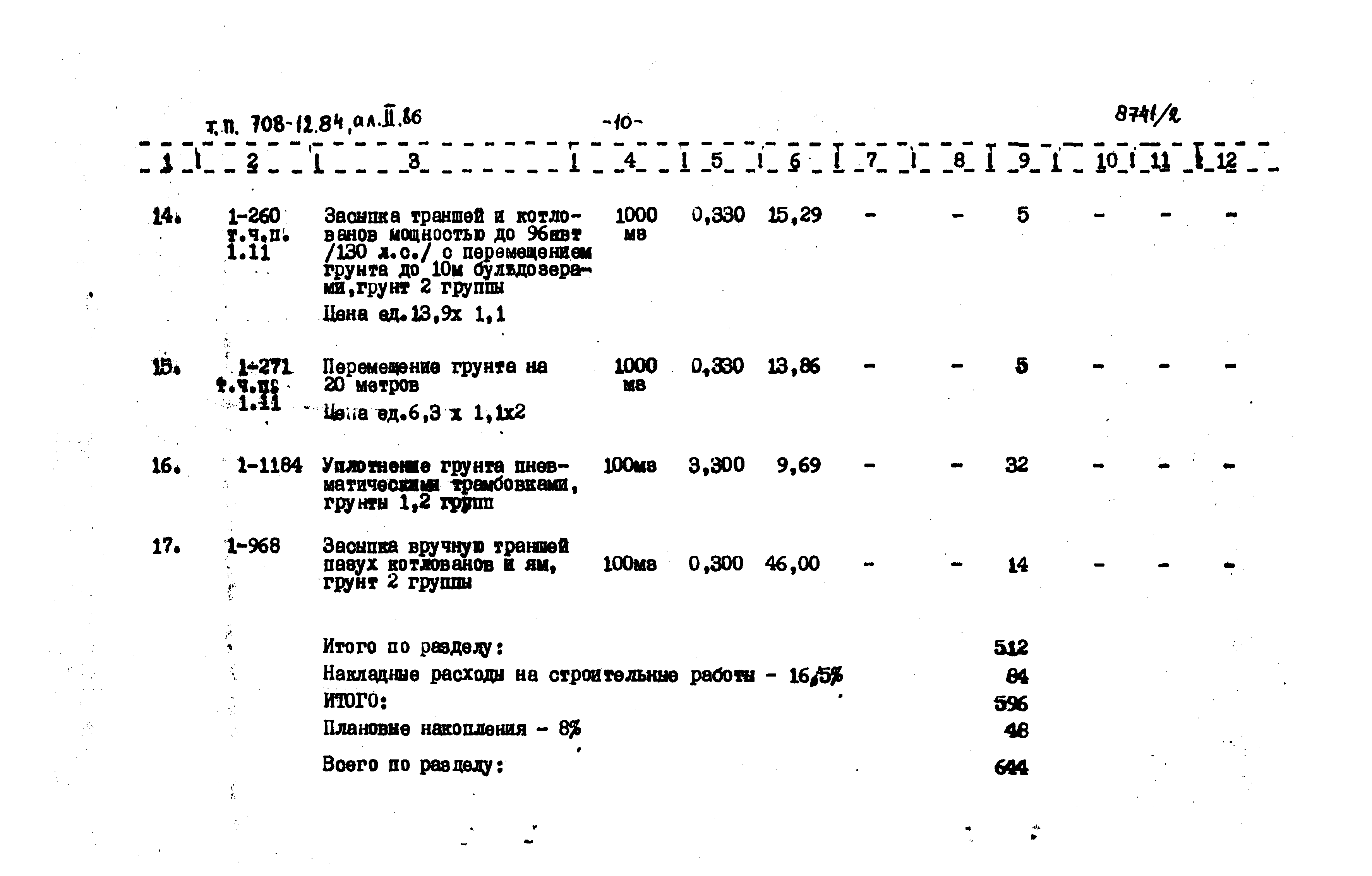 Типовой проект 708-12.84