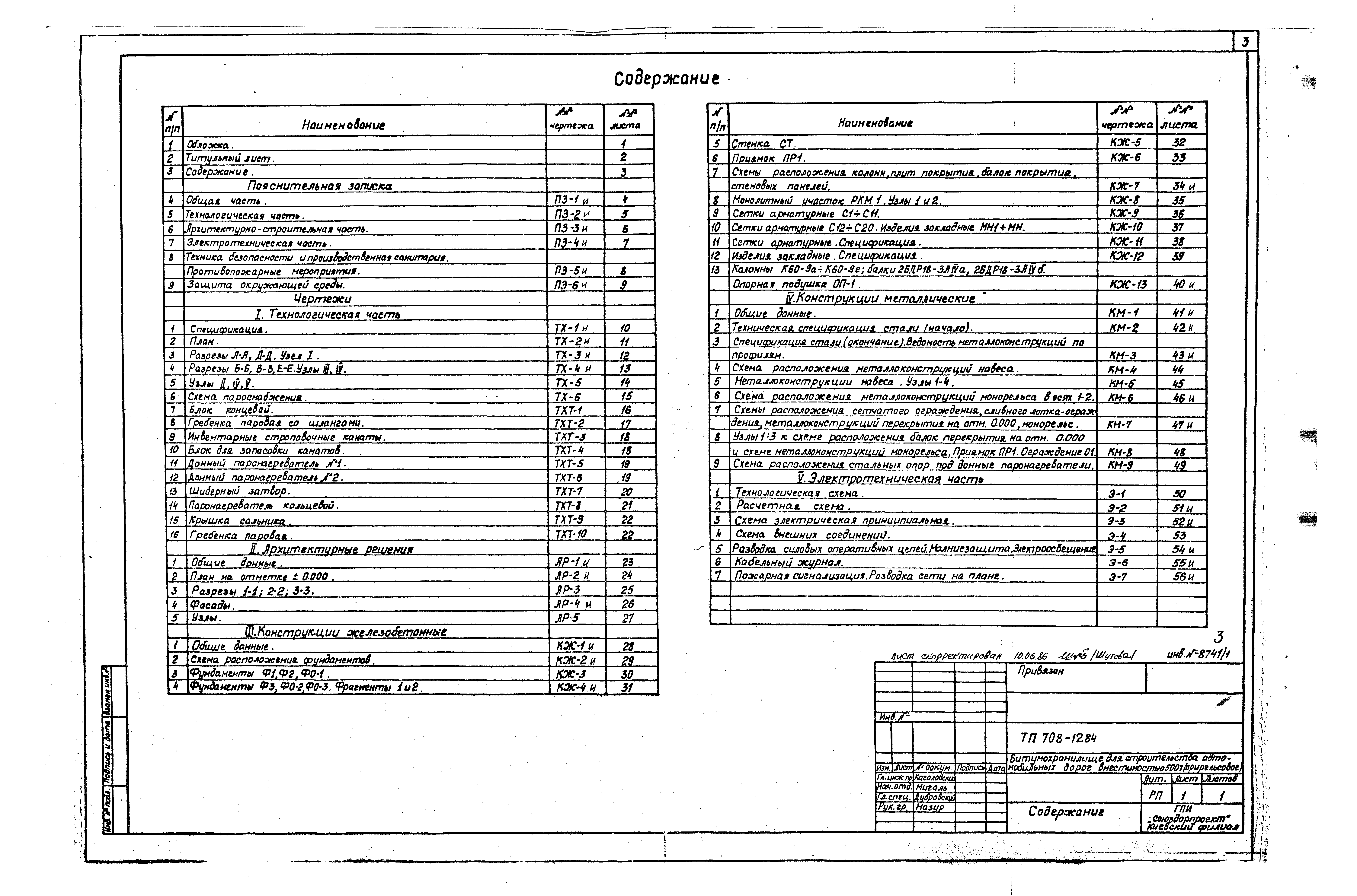 Типовой проект 708-12.84