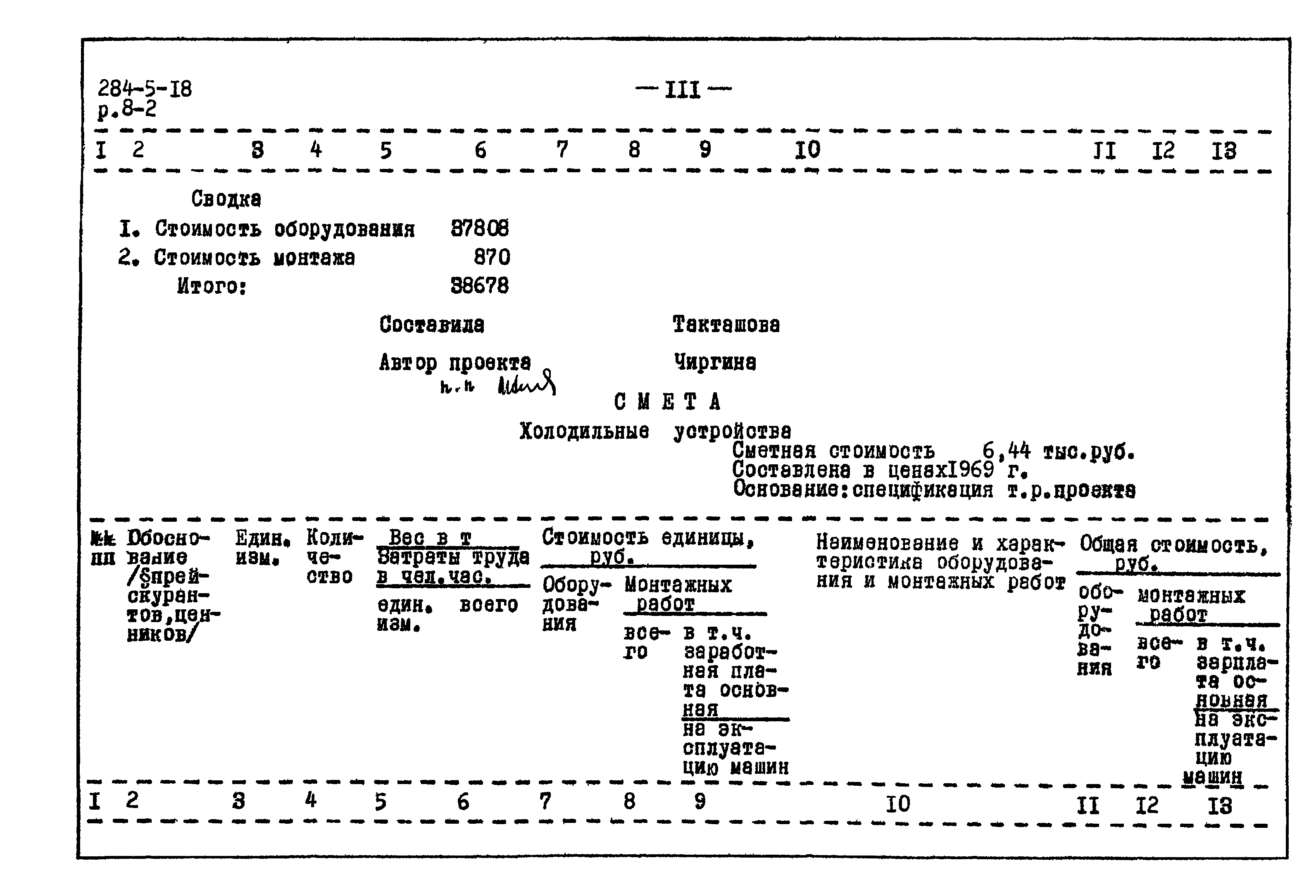 Типовой проект 284-5-18