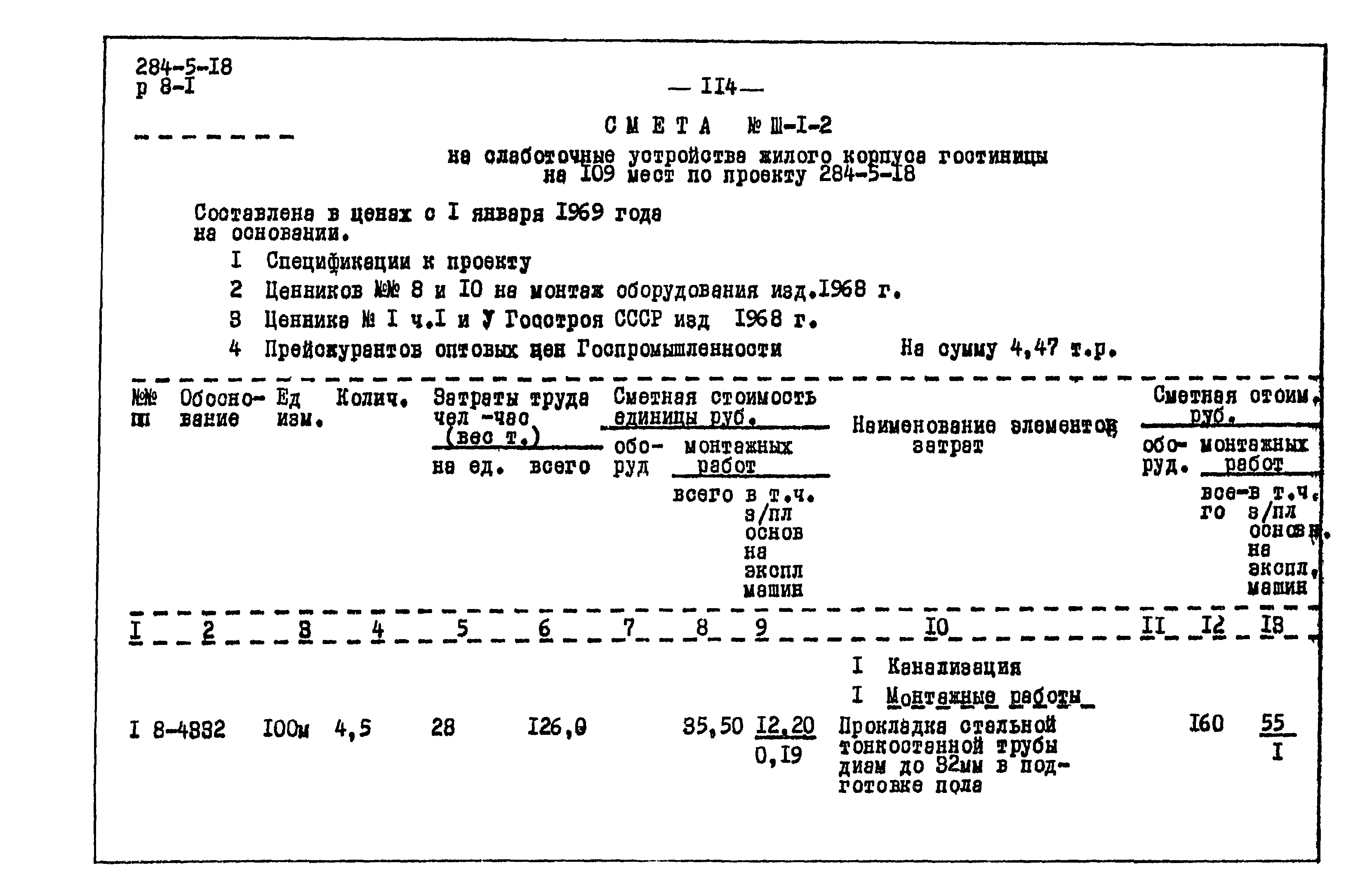 Типовой проект 284-5-18