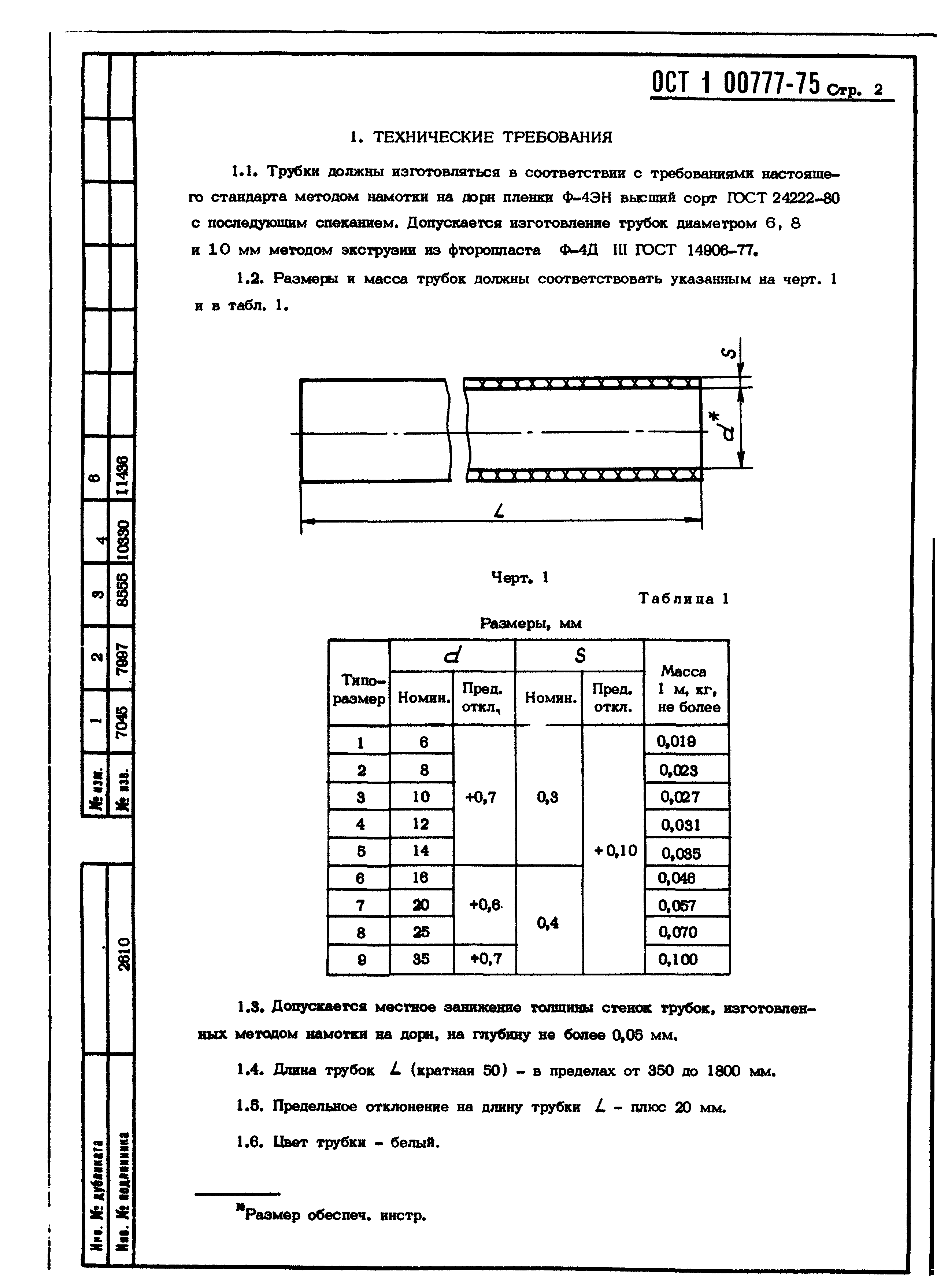 ОСТ 1 00777-75