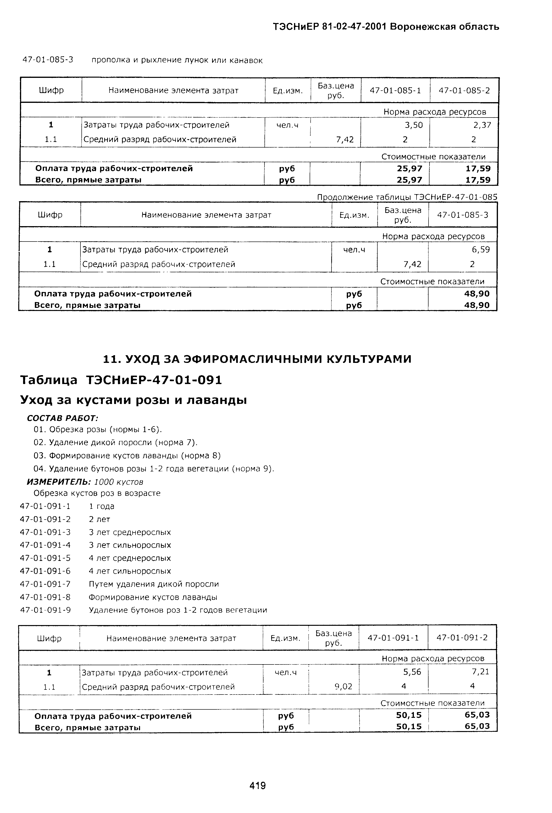 ТЭСНиЕР Воронежской области 81-02-47-2001