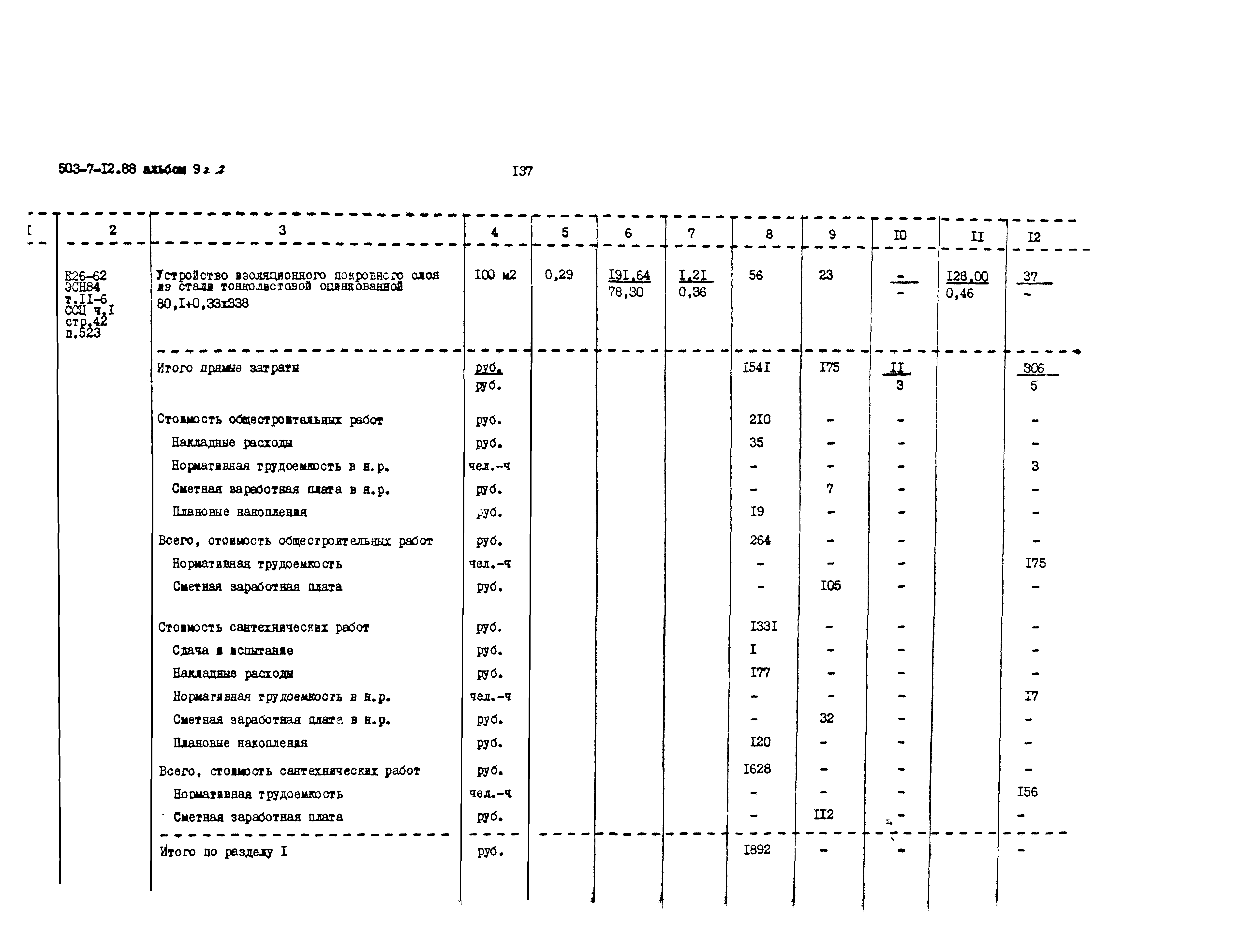 Типовой проект 503-7-12.88