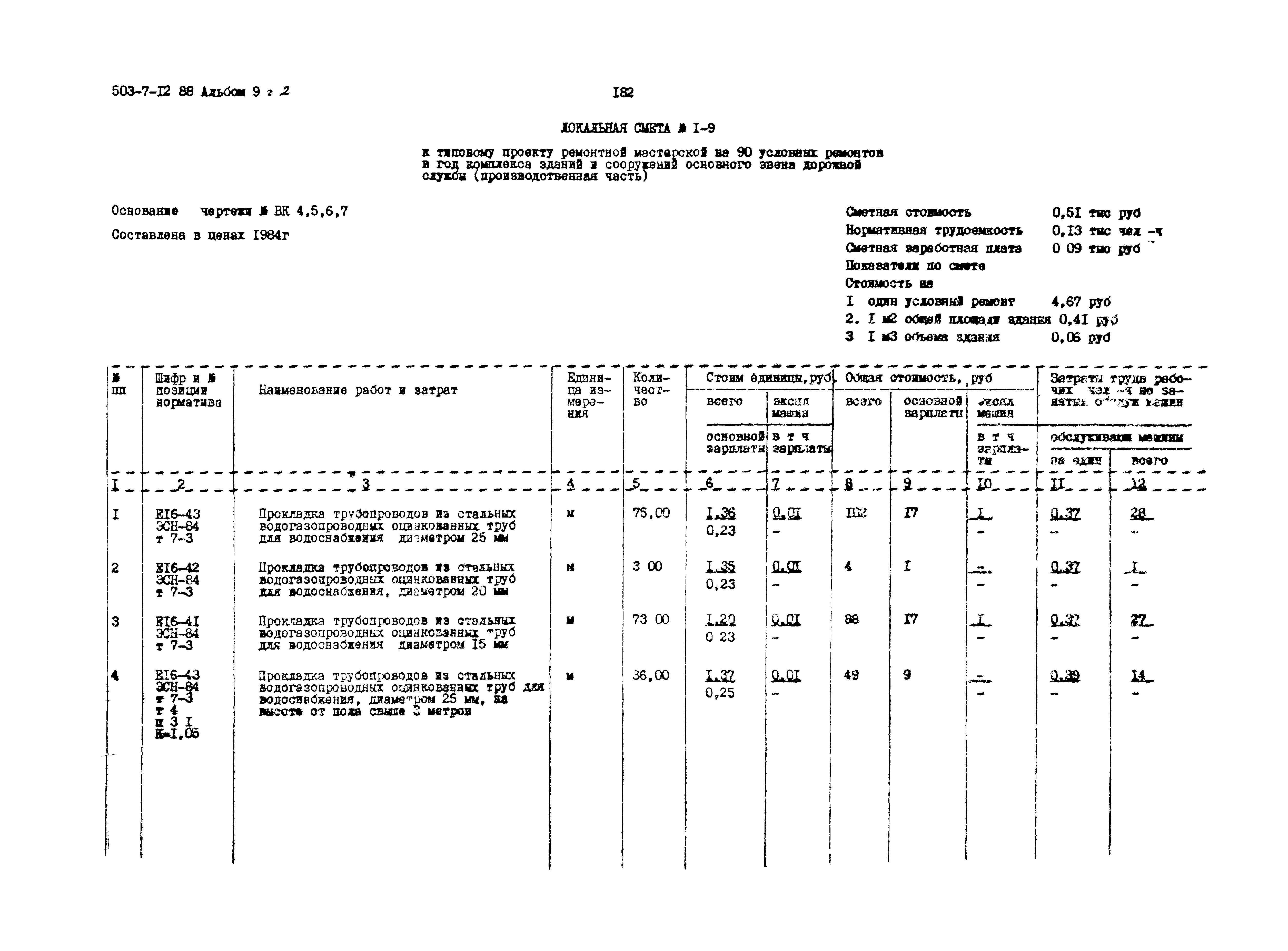 Типовой проект 503-7-12.88