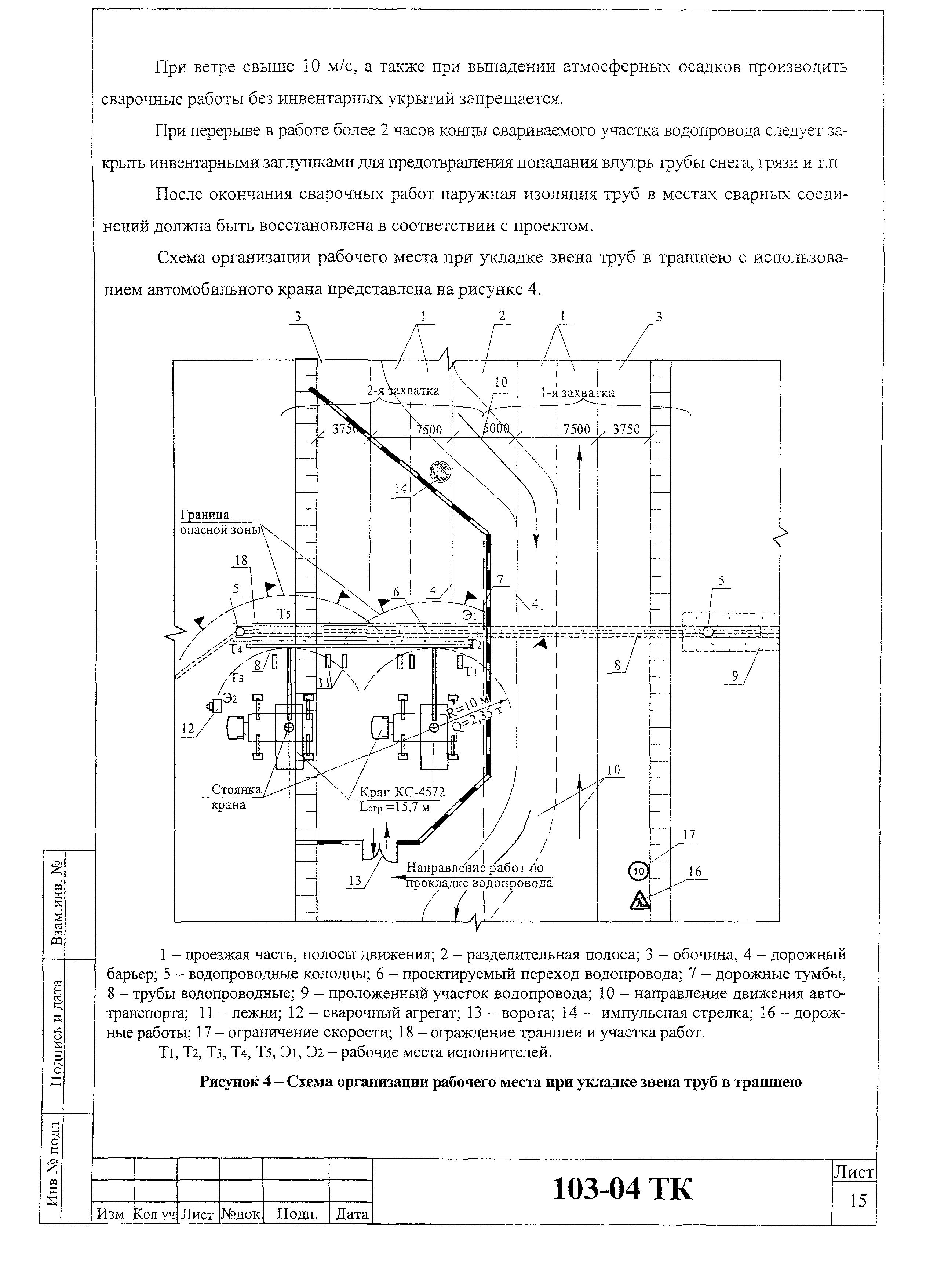 Технологическая карта 103-04 ТК