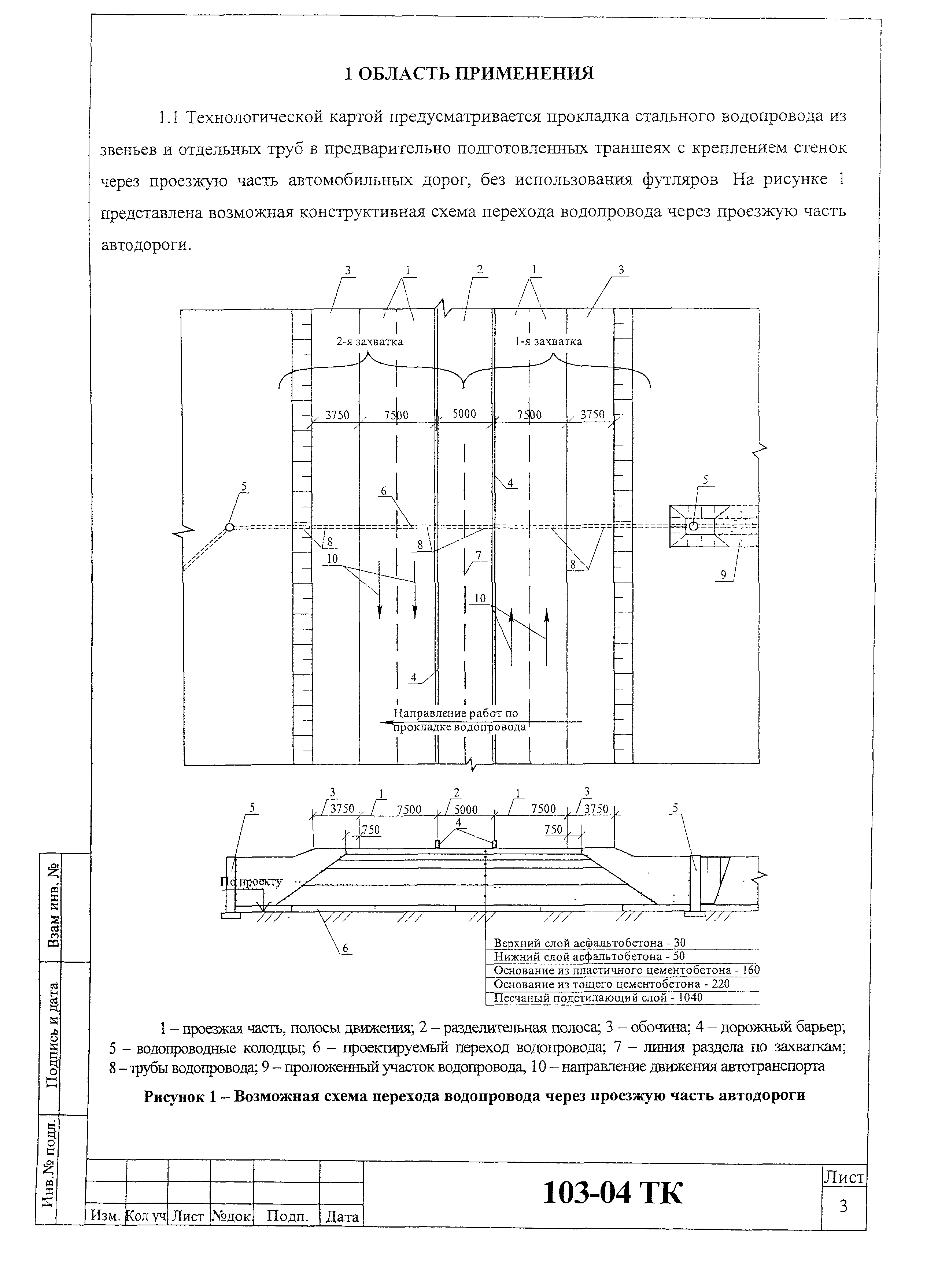 Технологическая карта 103-04 ТК