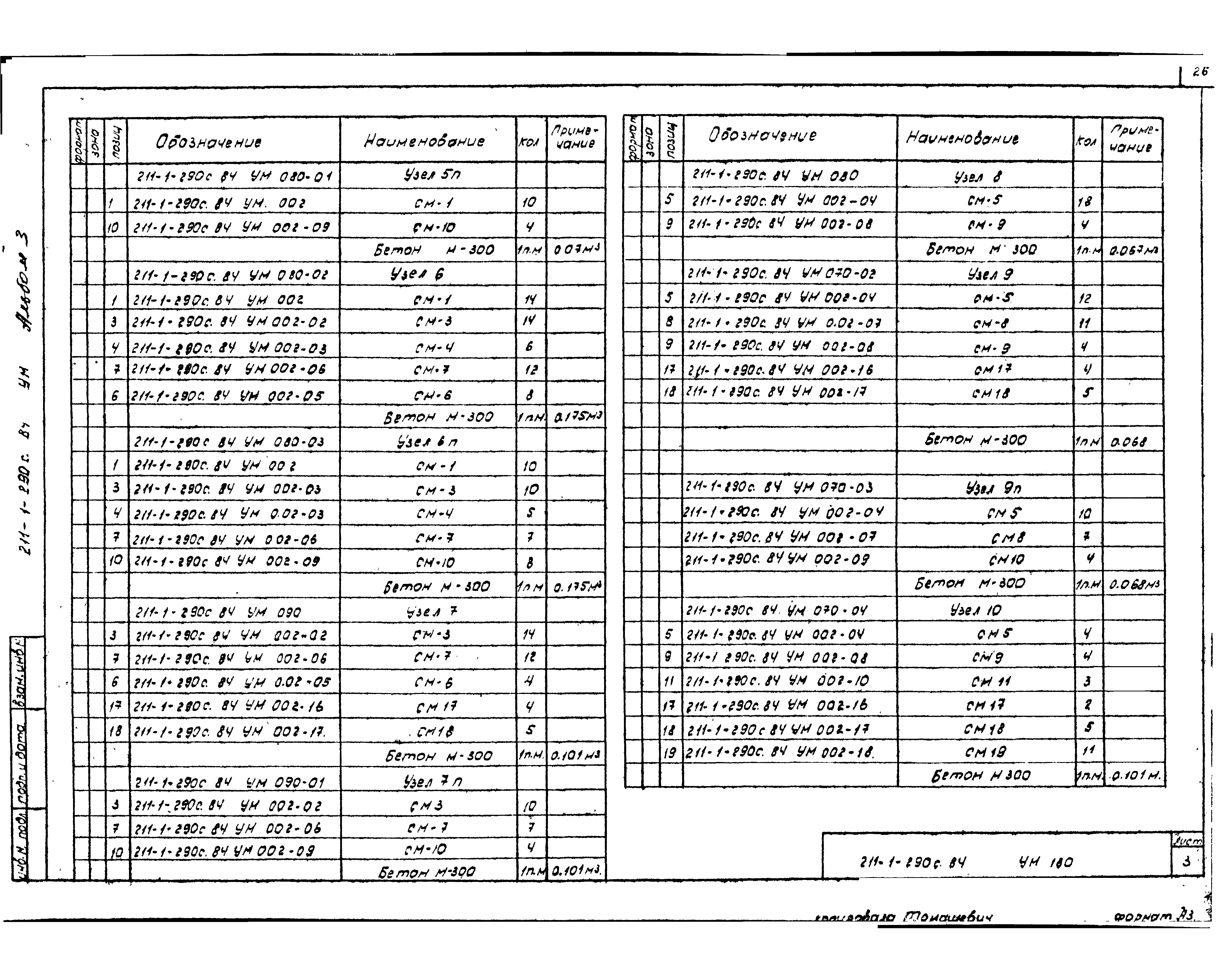 Типовой проект 211-1-290с.84