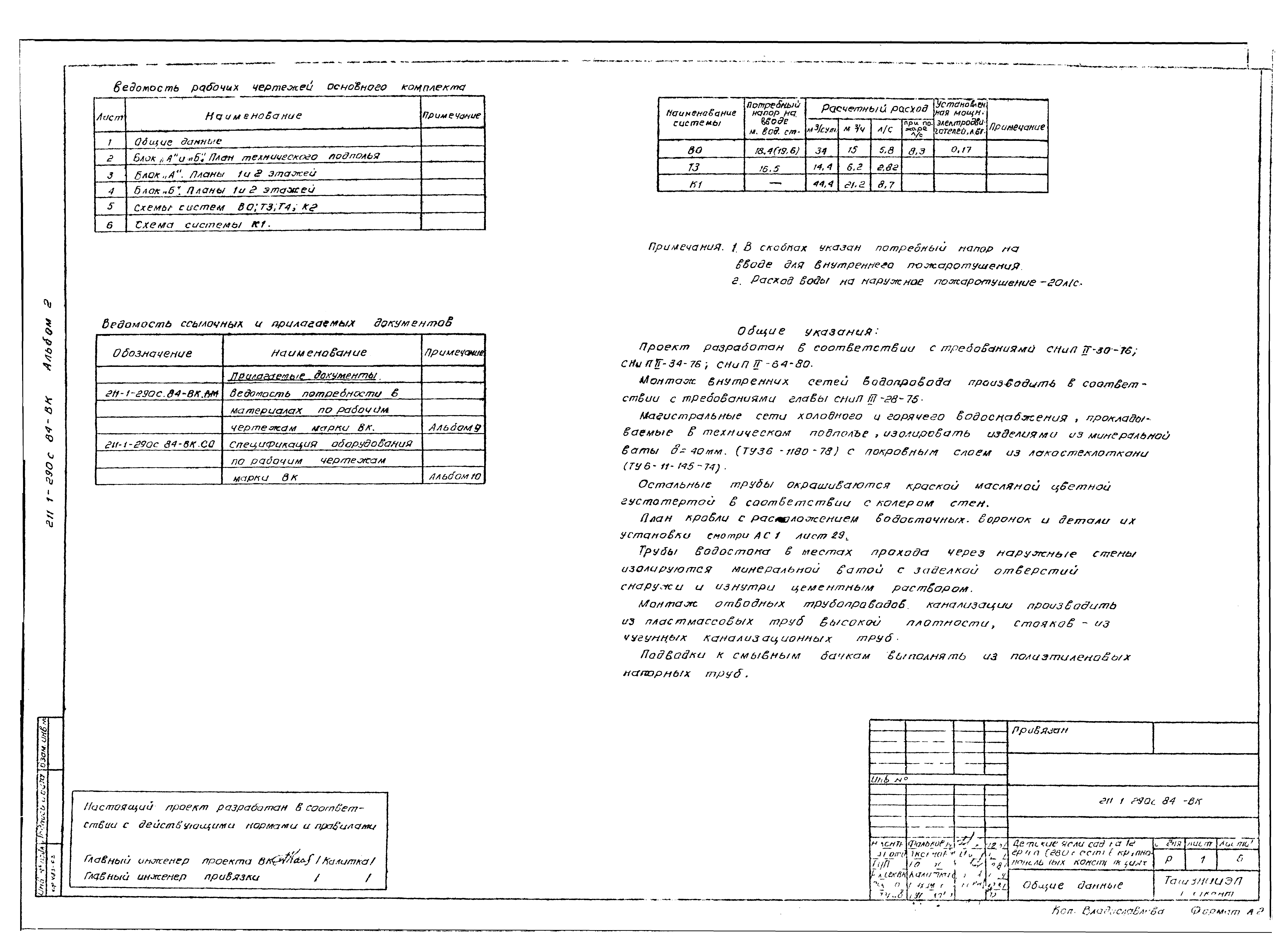 Типовой проект 211-1-290с.84