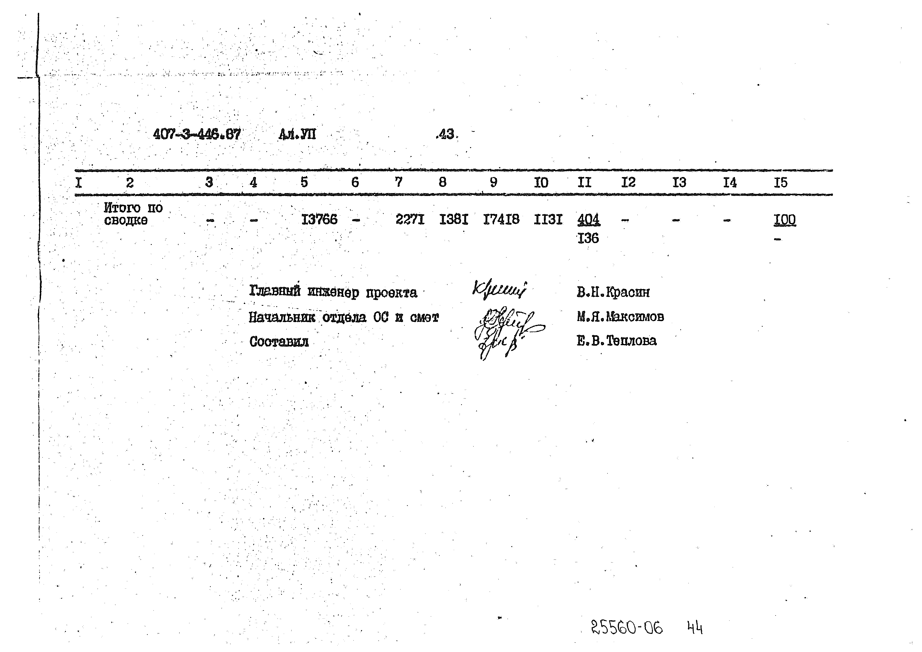 Типовой проект 407-3-446.87