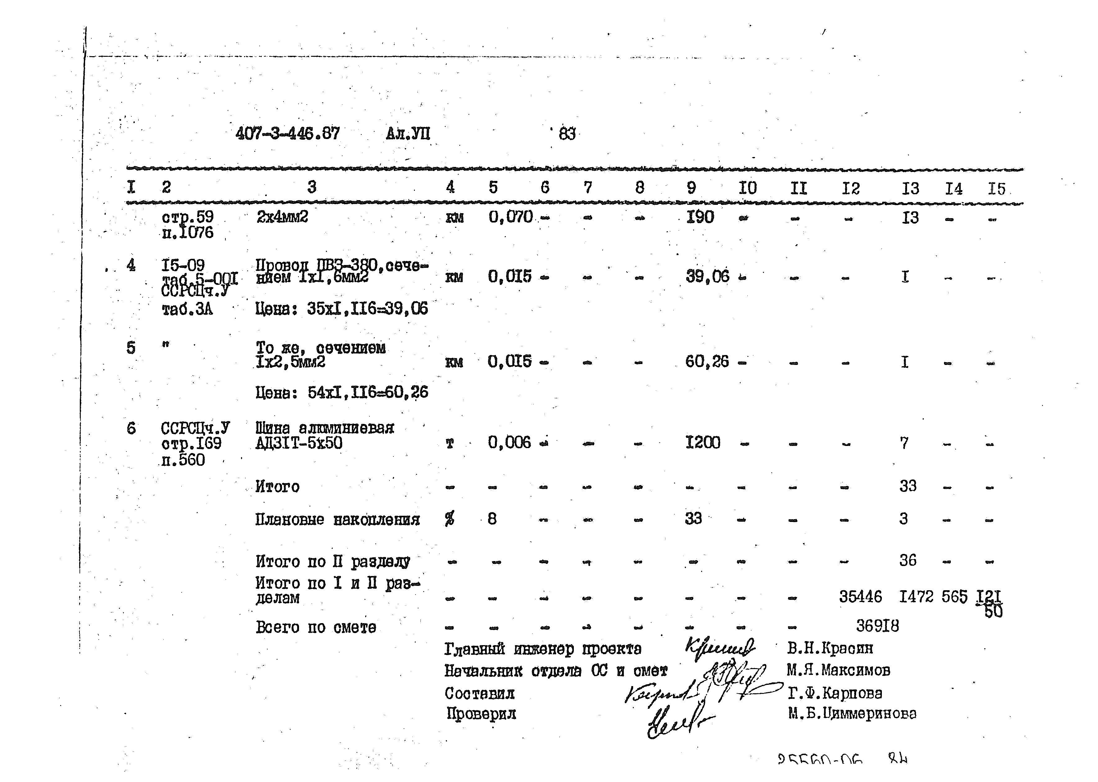 Типовой проект 407-3-446.87