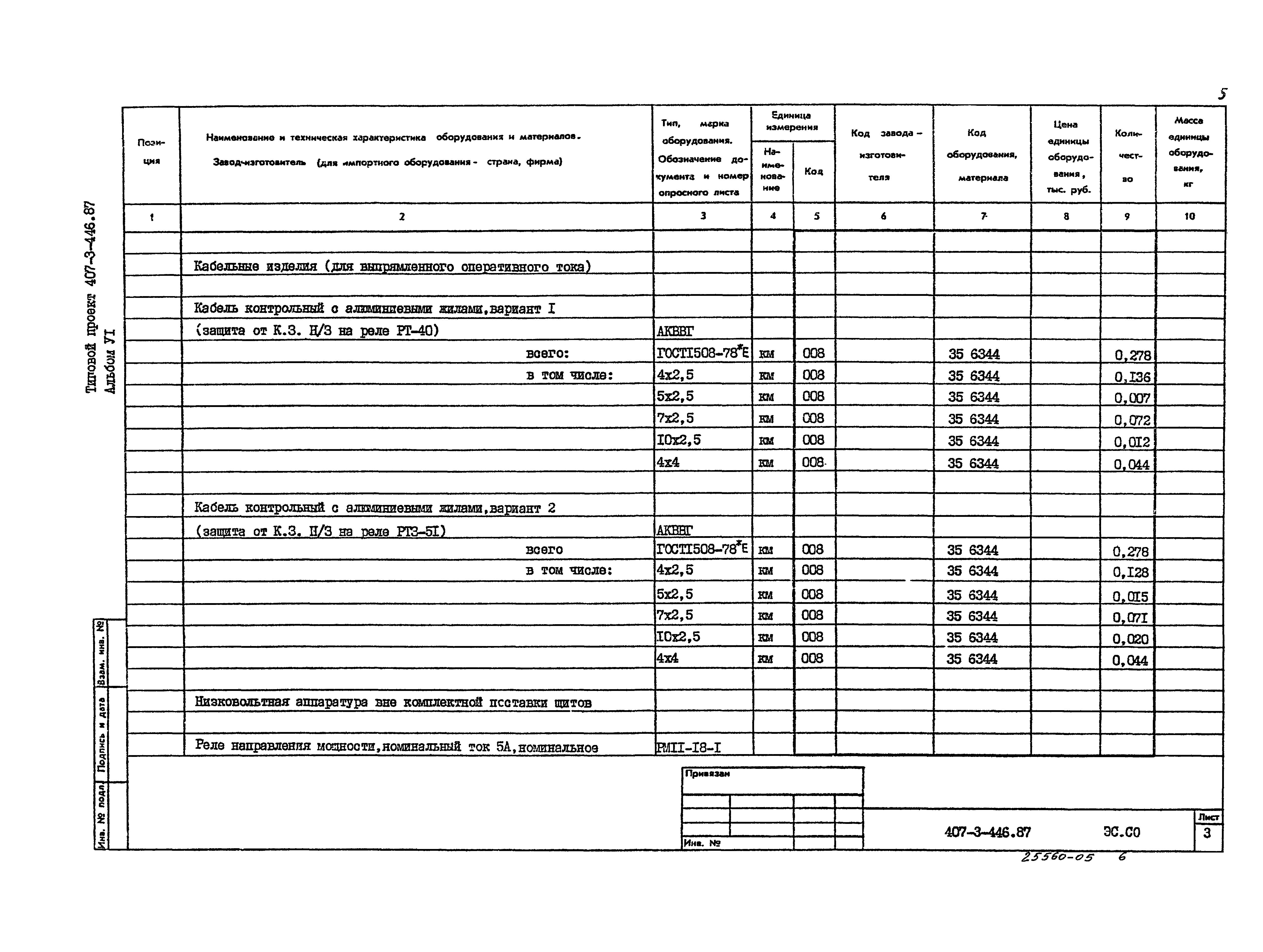 Типовой проект 407-3-446.87