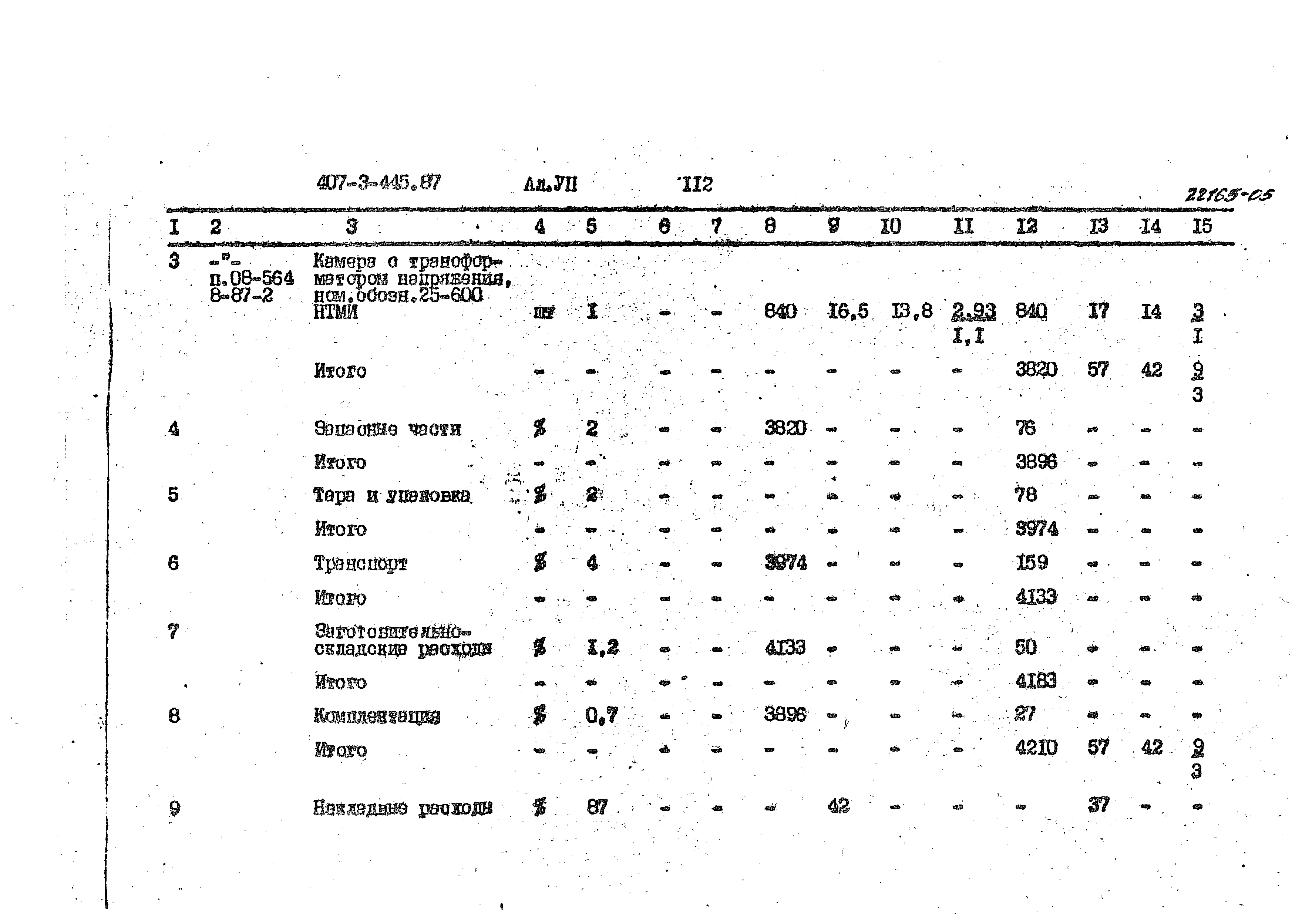 Типовой проект 407-3-445.87