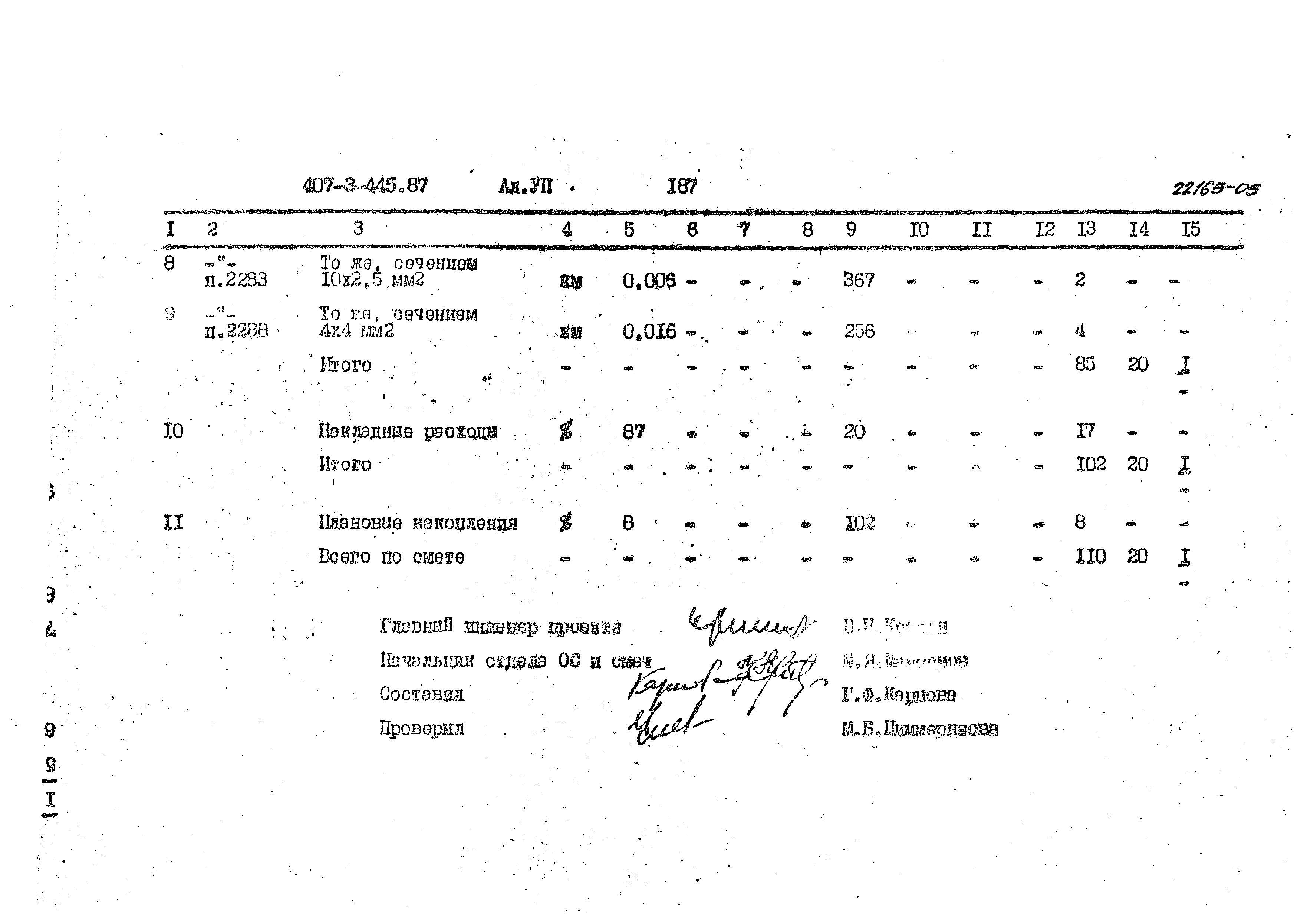 Типовой проект 407-3-445.87