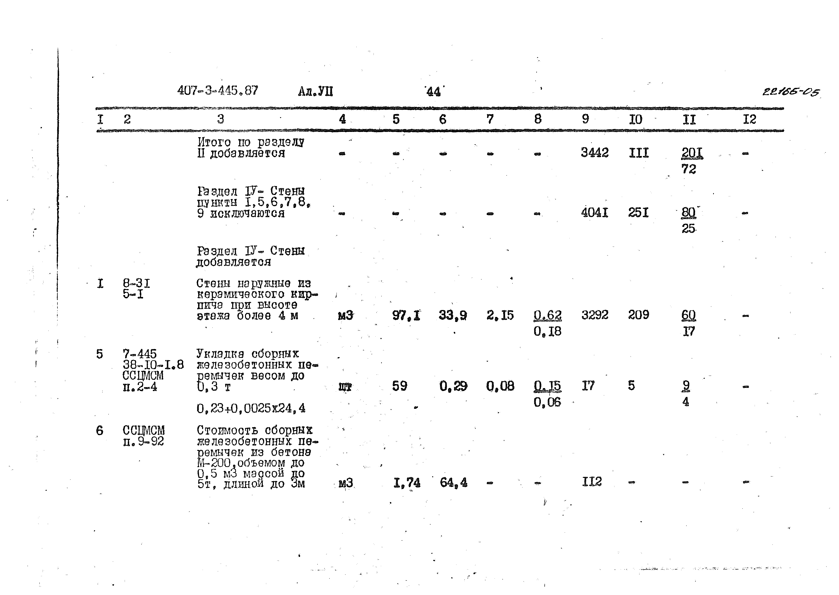 Типовой проект 407-3-445.87