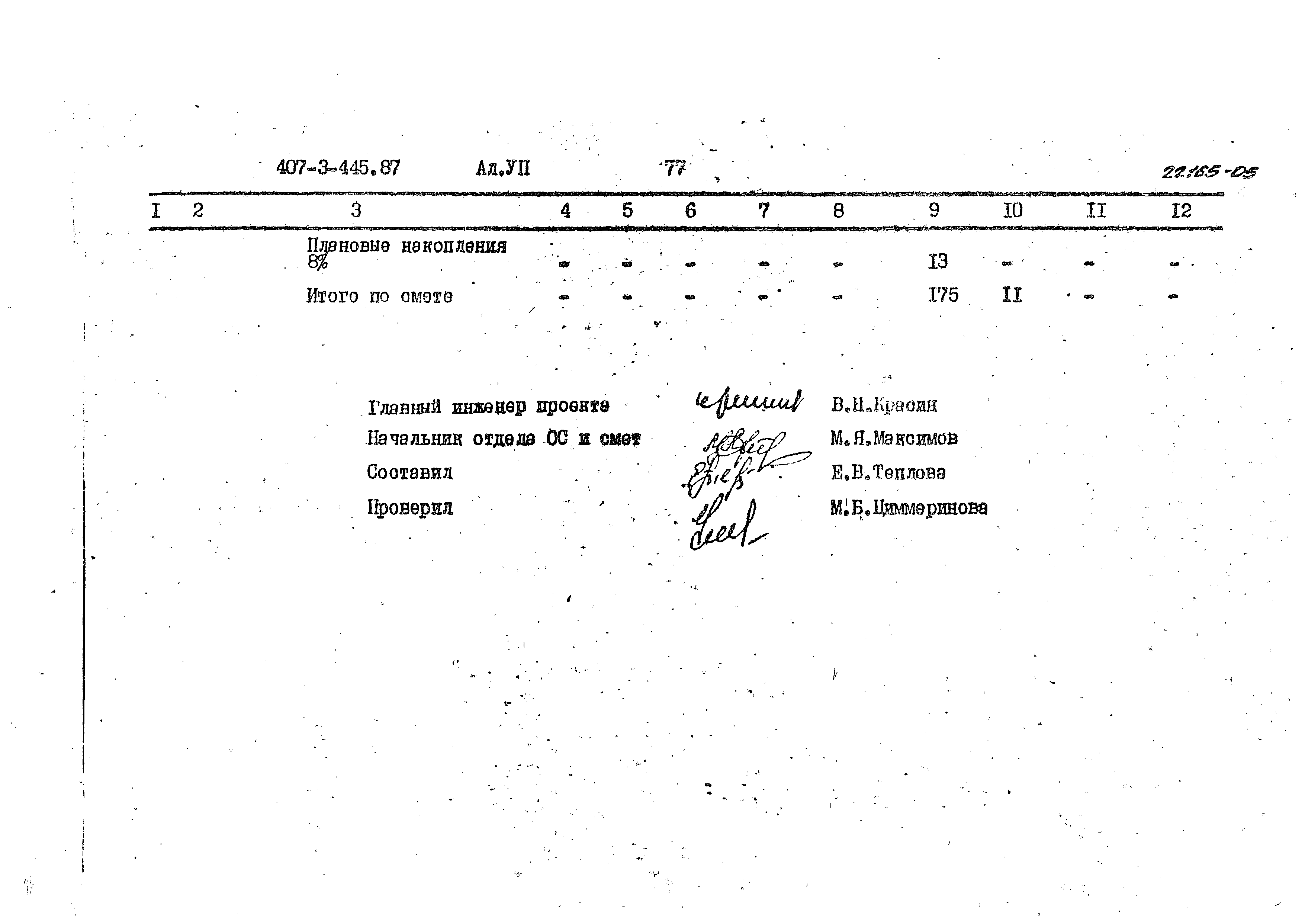 Типовой проект 407-3-445.87