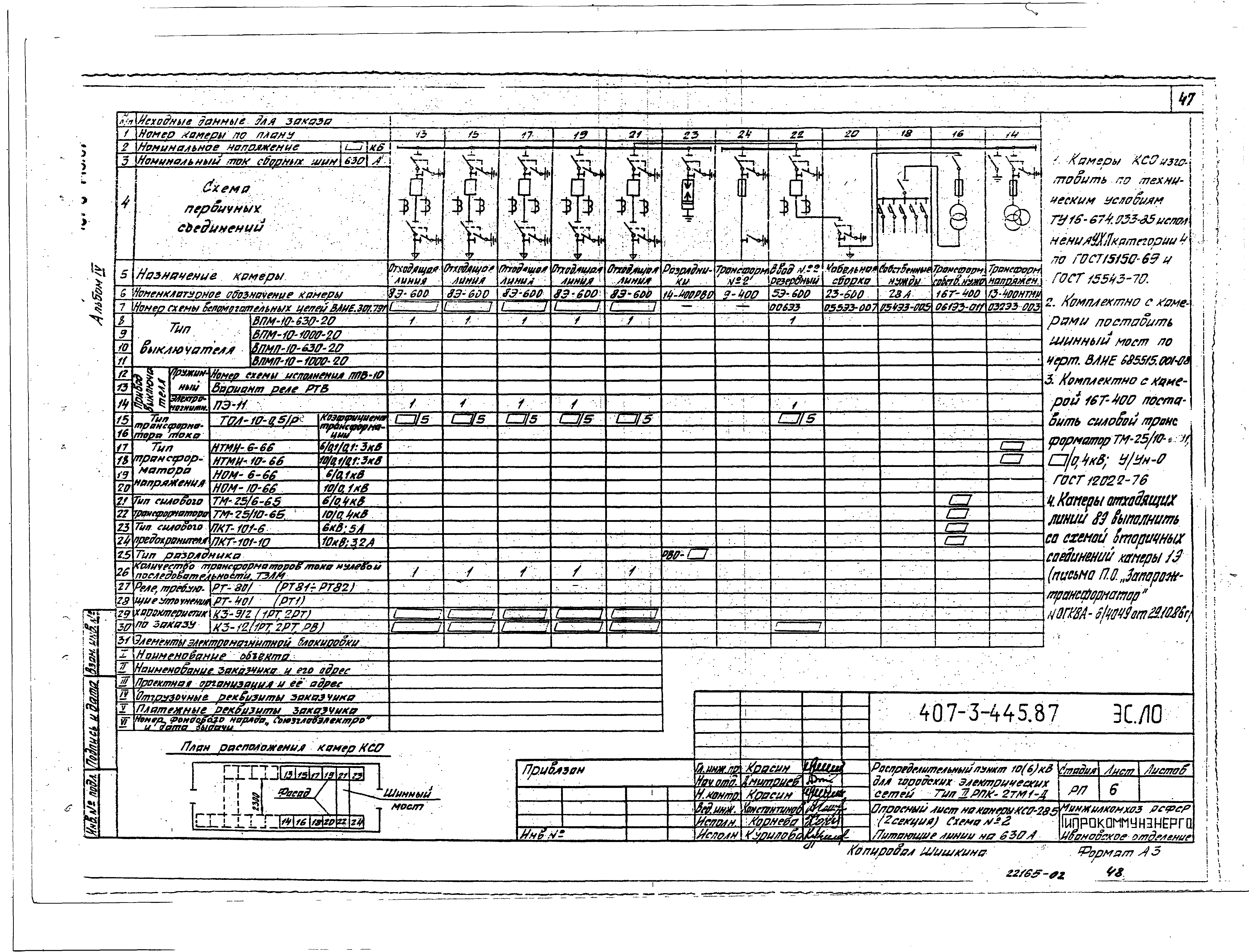 Типовой проект 407-3-445.87