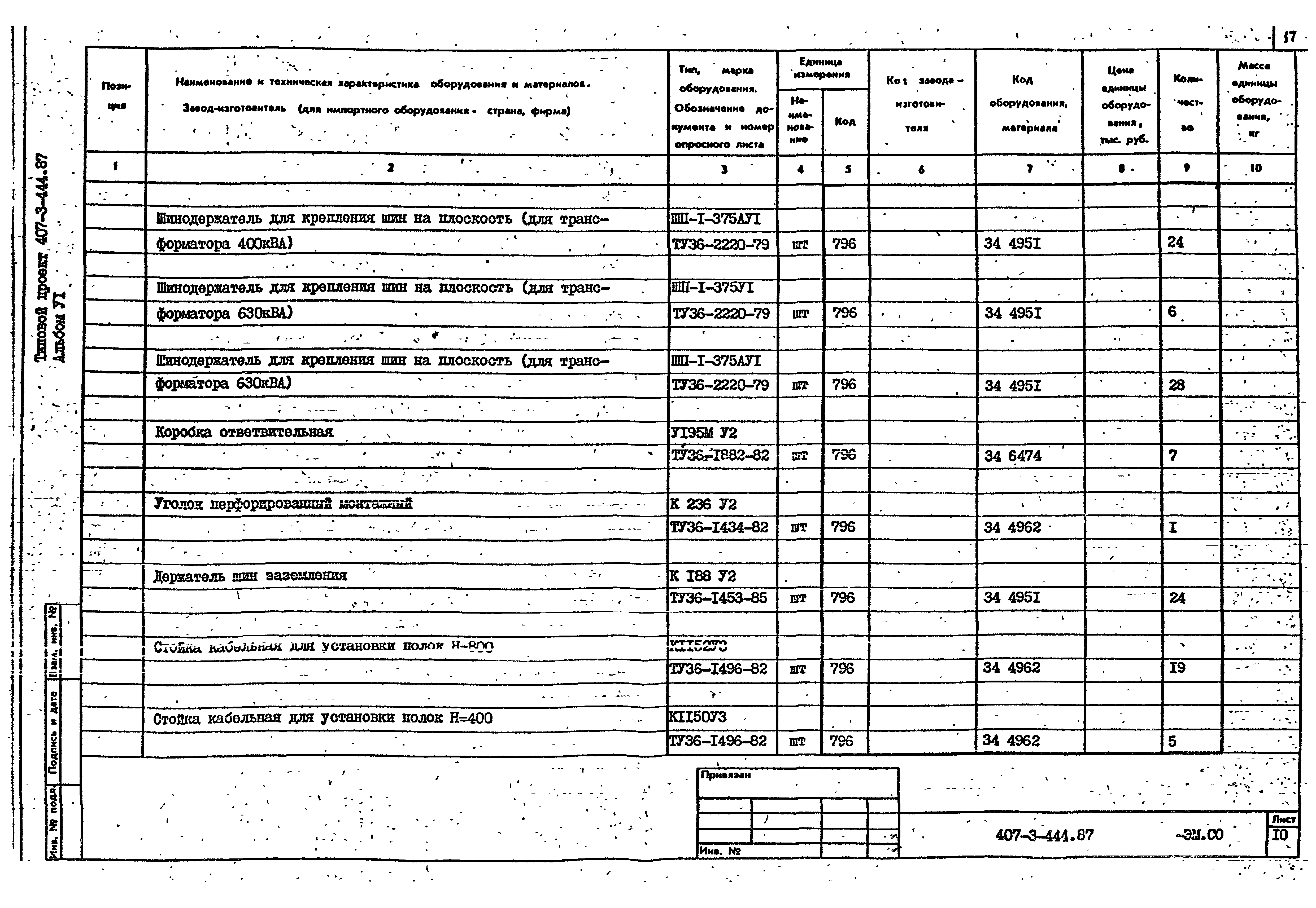 Типовой проект 407-3-444.87