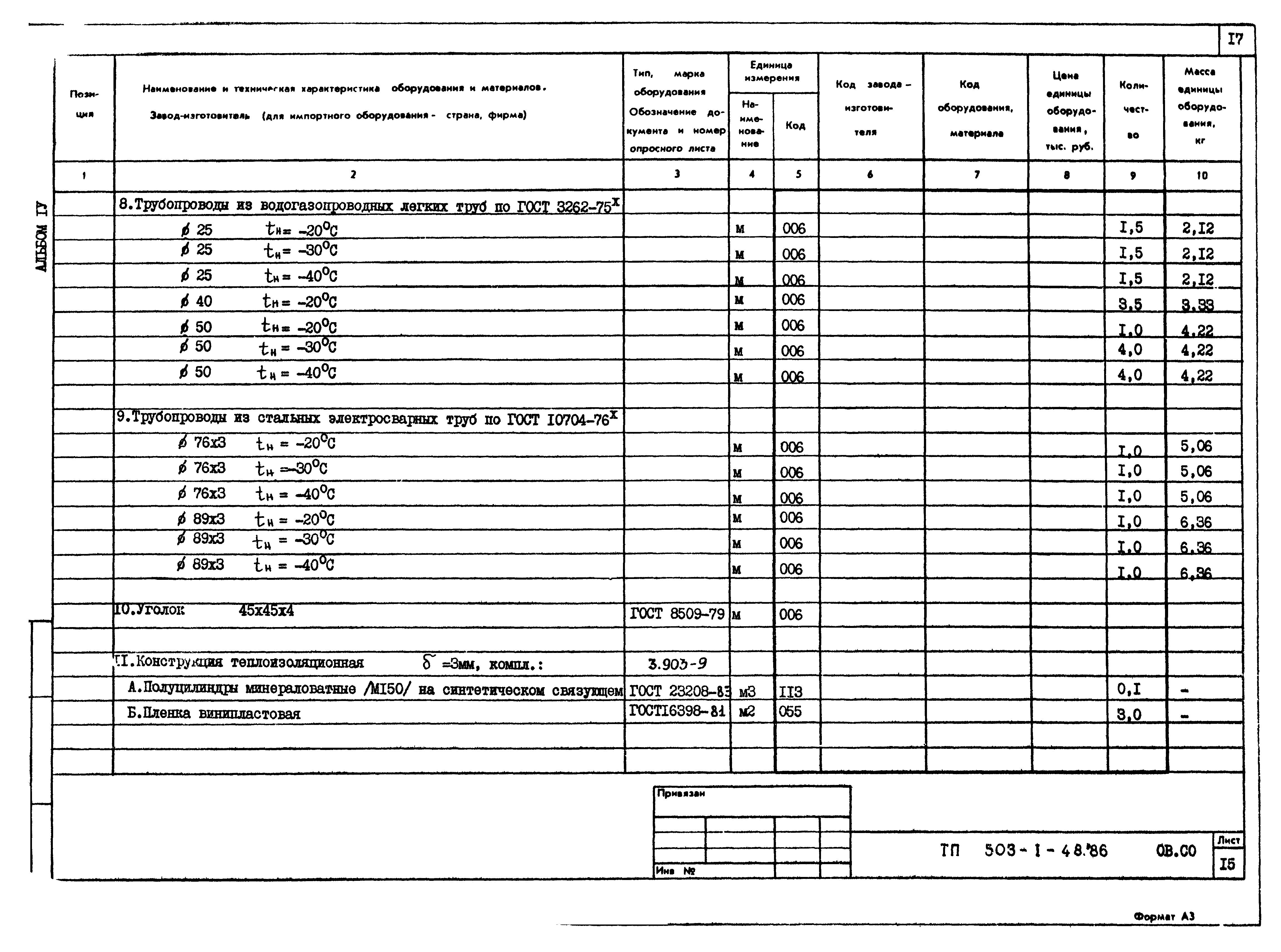 Типовой проект 503-1-48.86