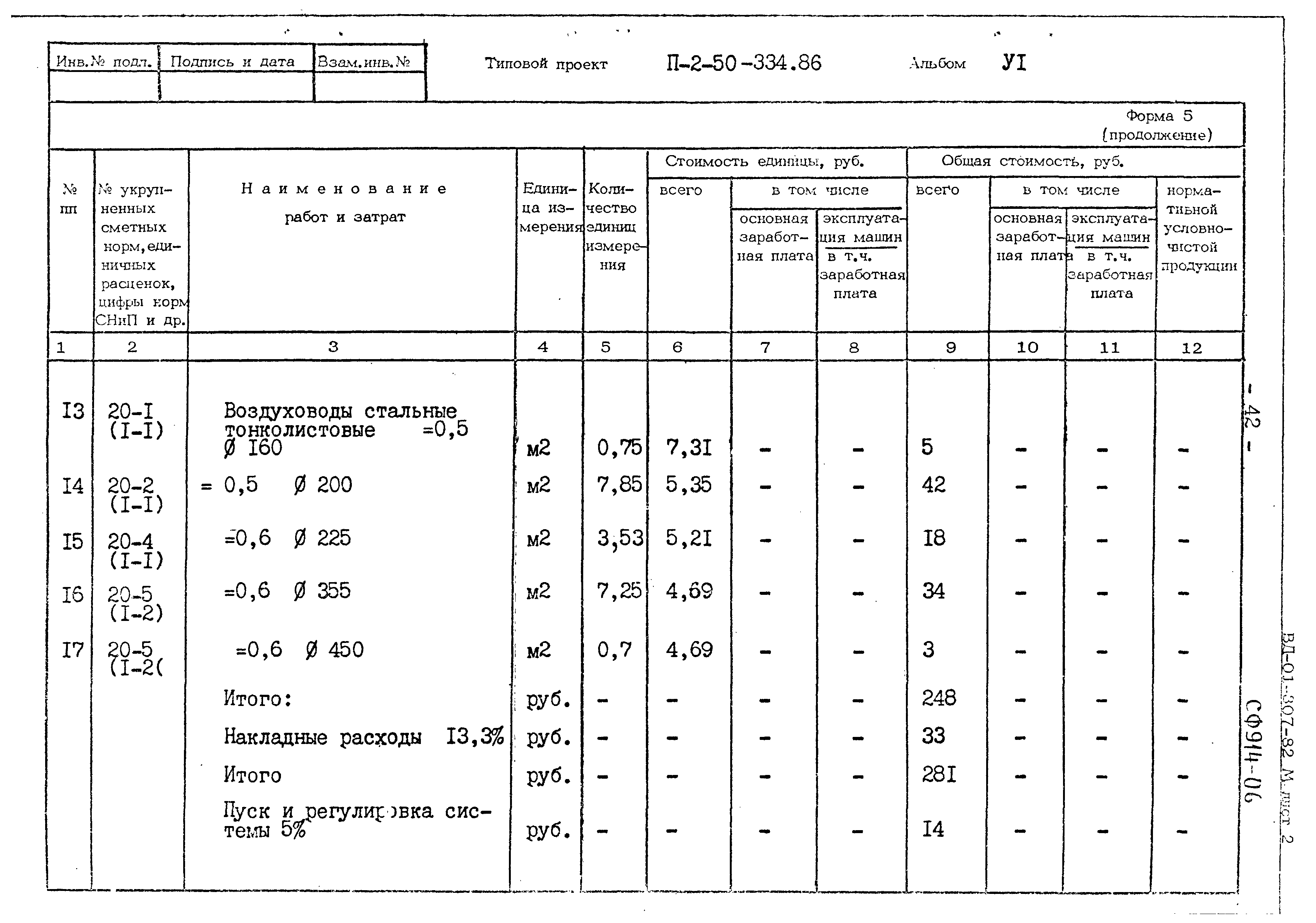 Типовой проект П-2-50-334.86