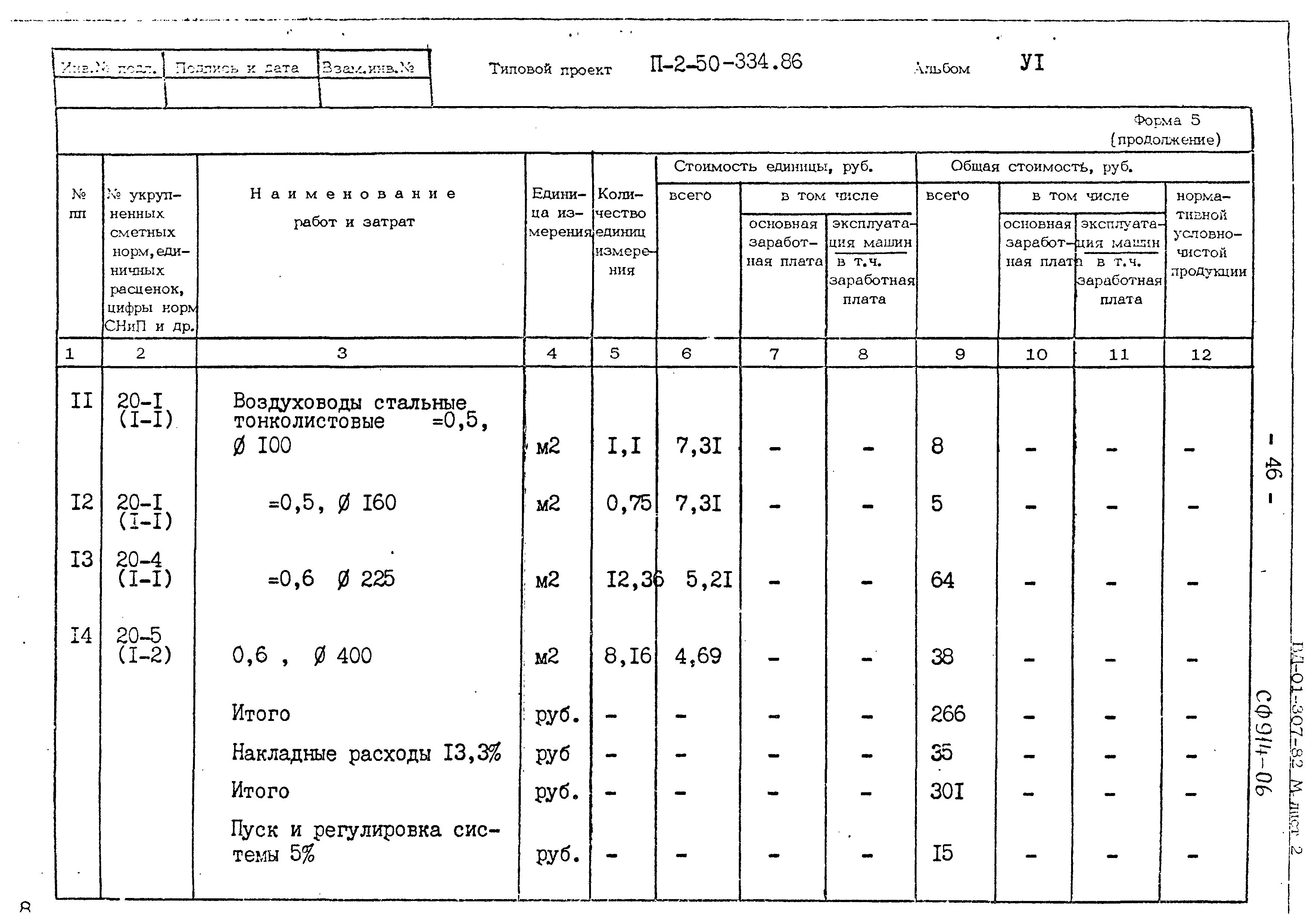 Типовой проект П-2-50-334.86