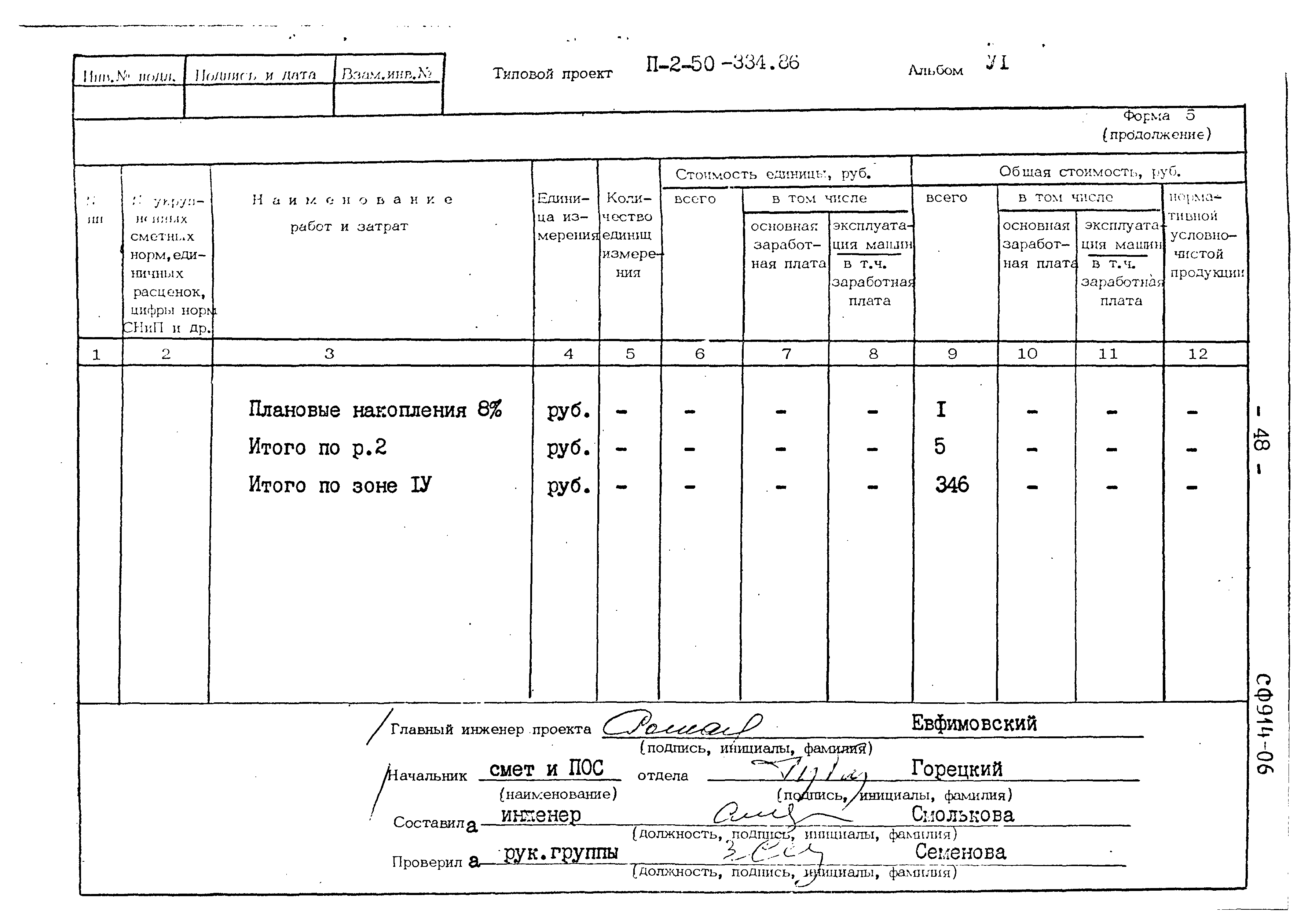 Типовой проект П-2-50-334.86