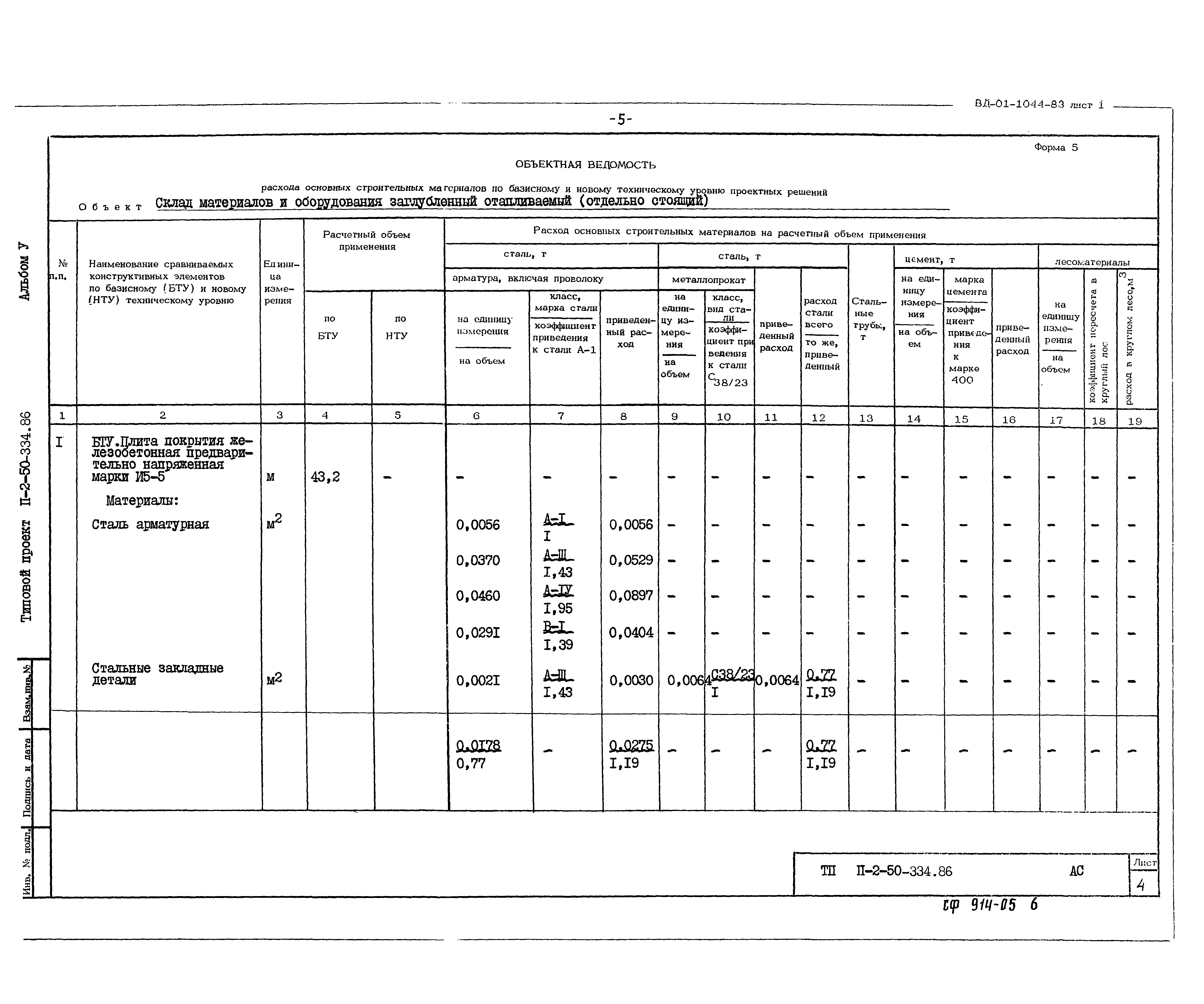 Типовой проект П-2-50-334.86