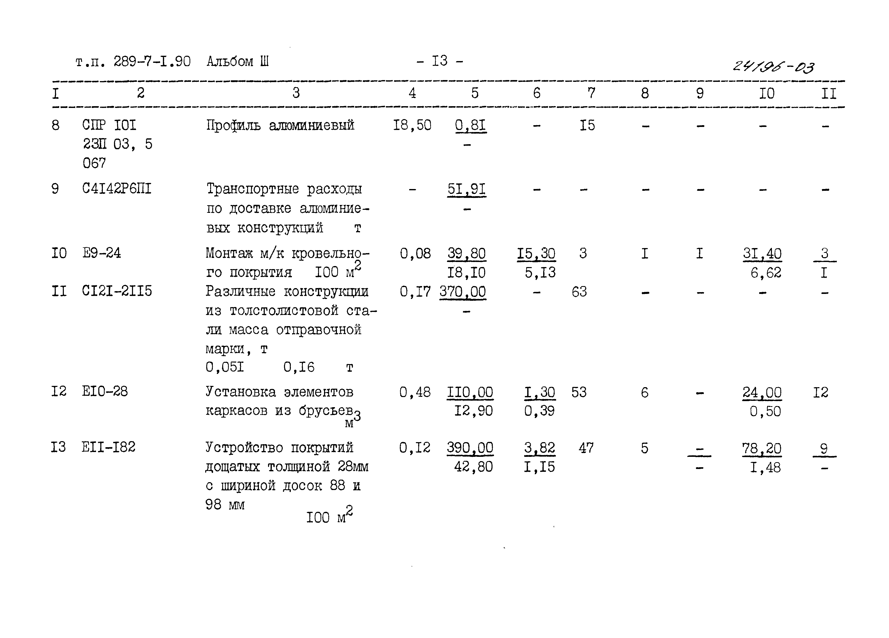 Типовой проект 289-7-1.90