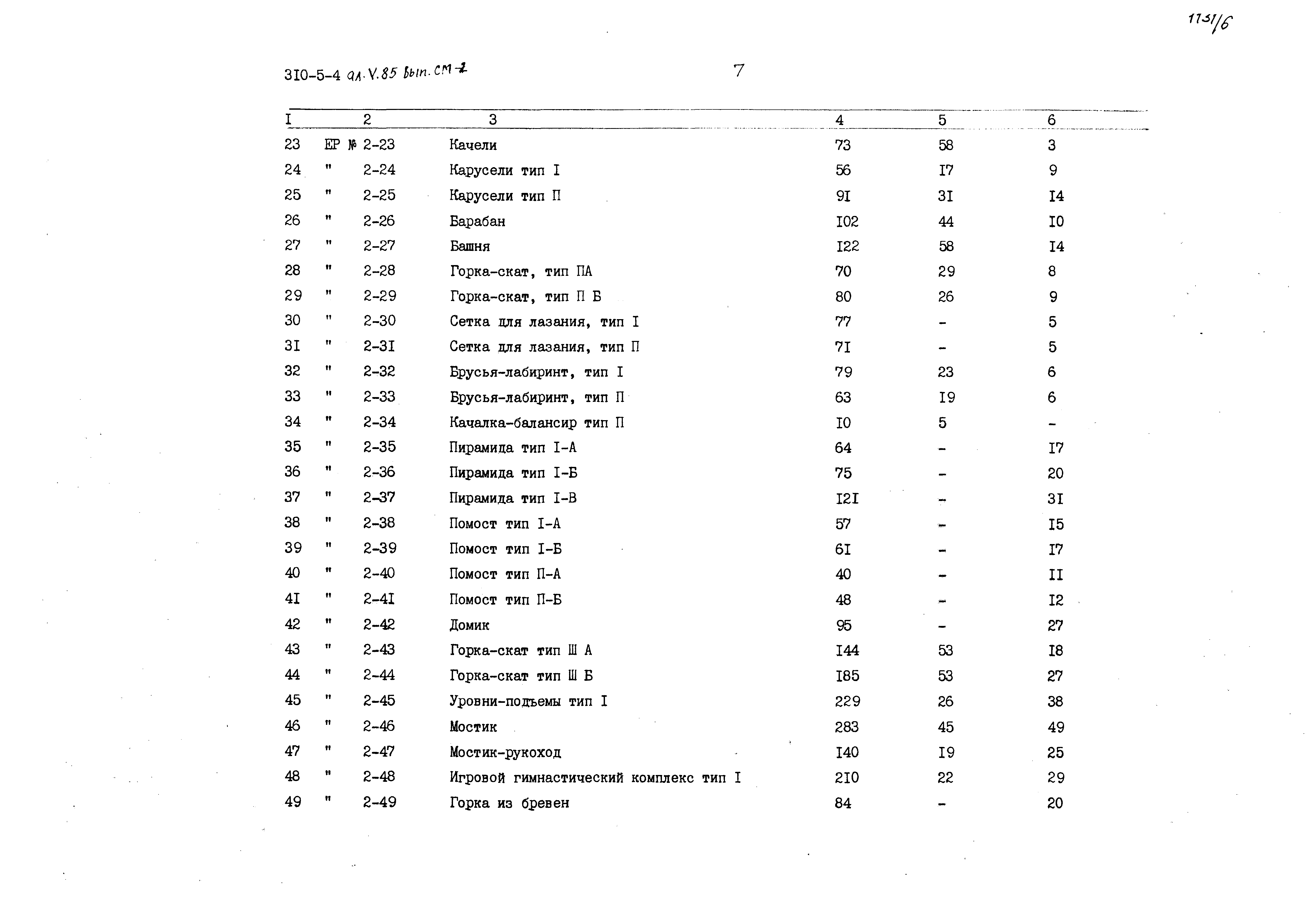 Типовой проект 310-5-4