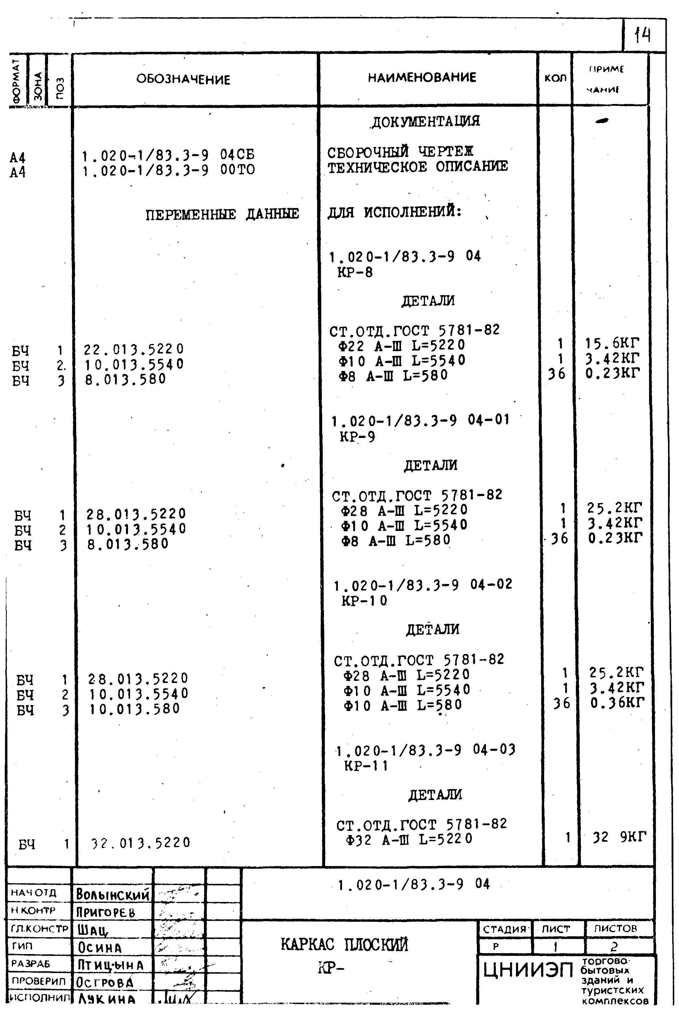 Серия 1.020-1/83