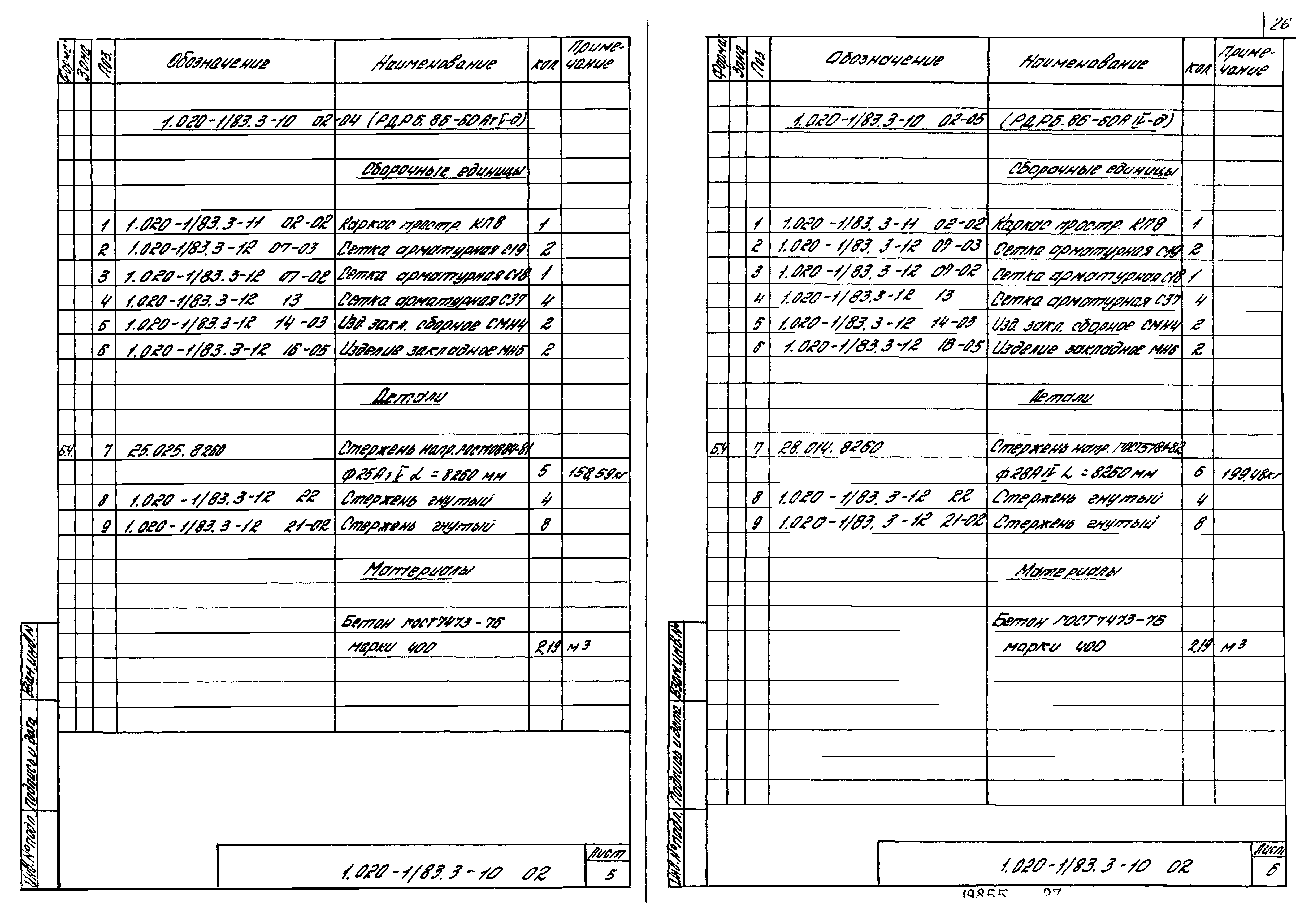 Серия 1.020-1/83