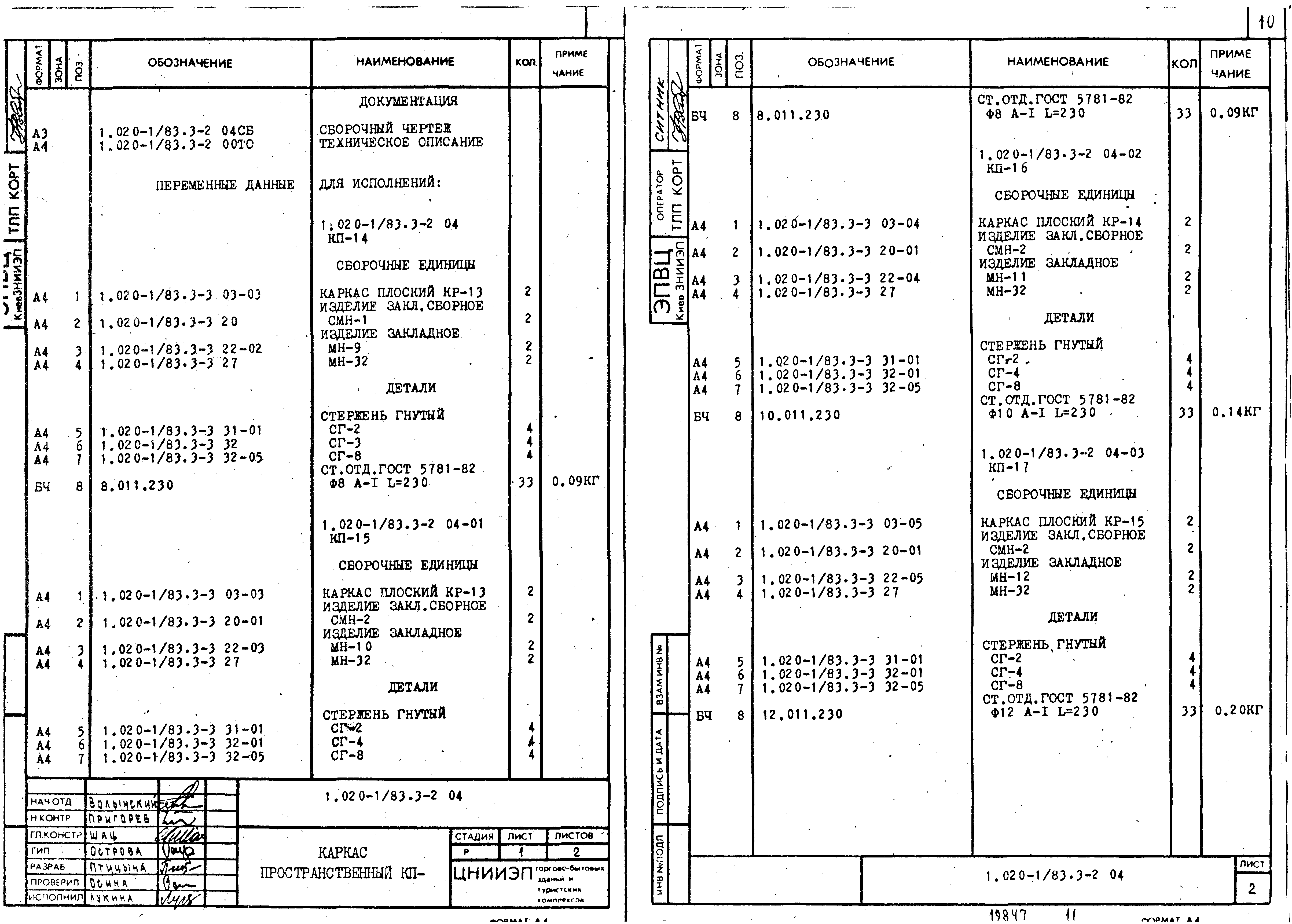 Серия 1.020-1/83