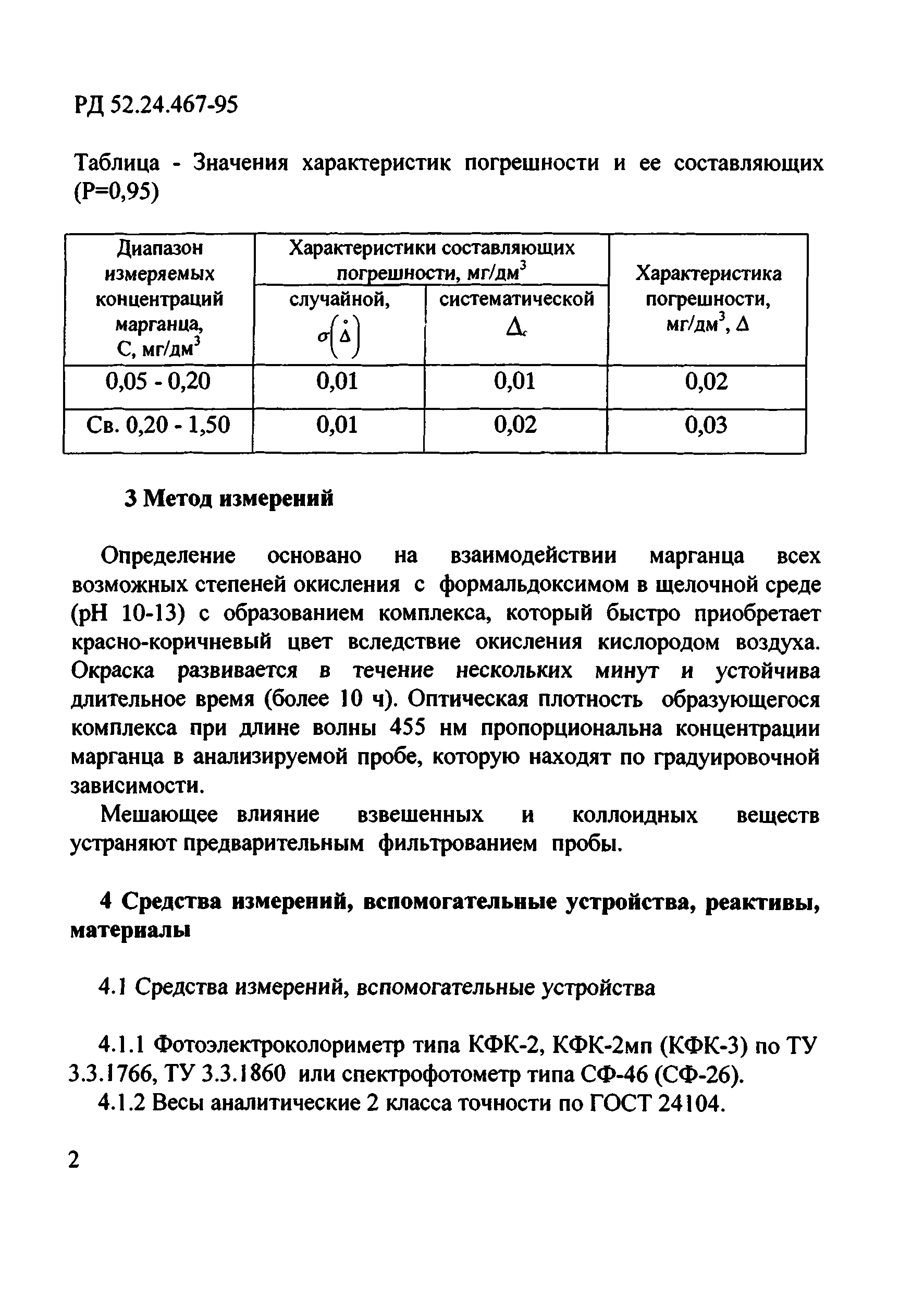 РД 52.24.467-95