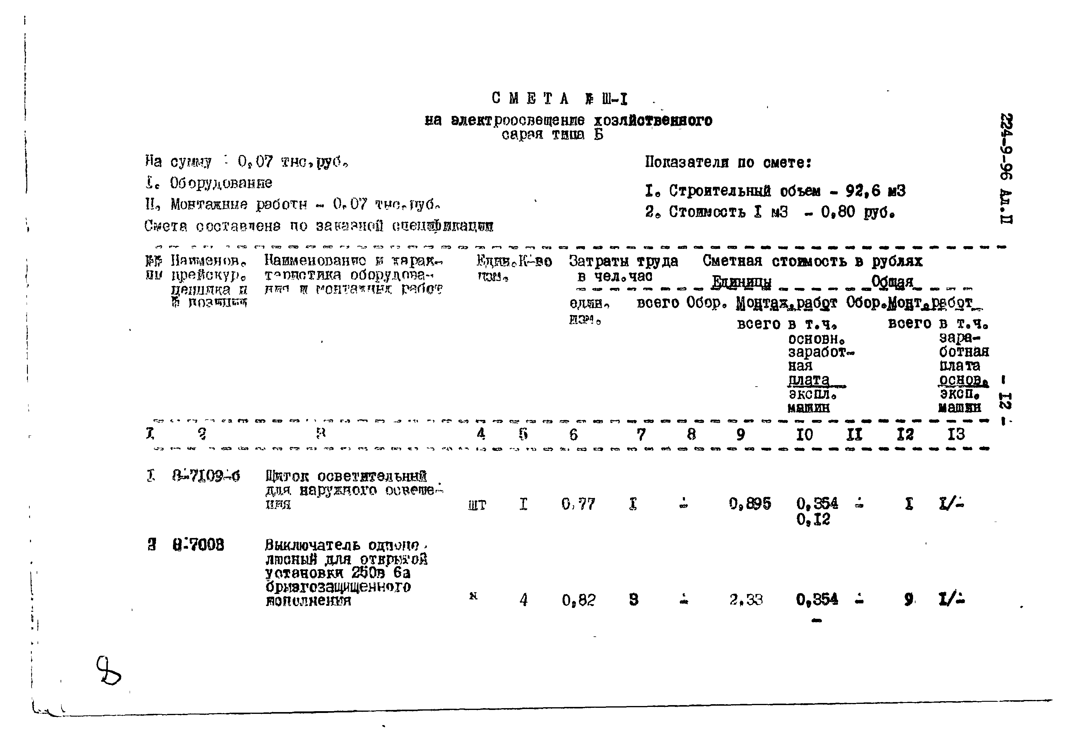 Типовой проект 224-9-96