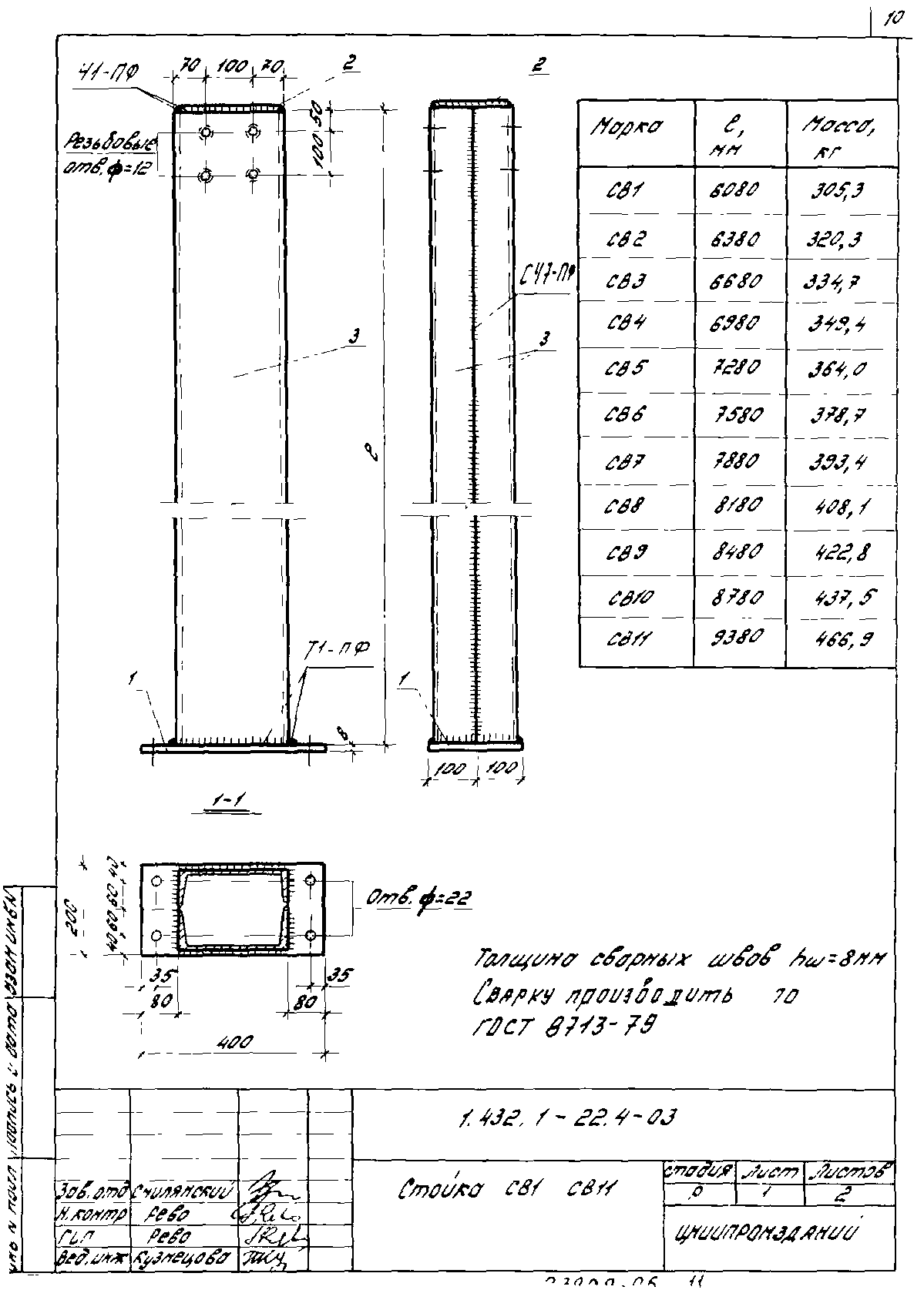 Серия 1.432.1-22