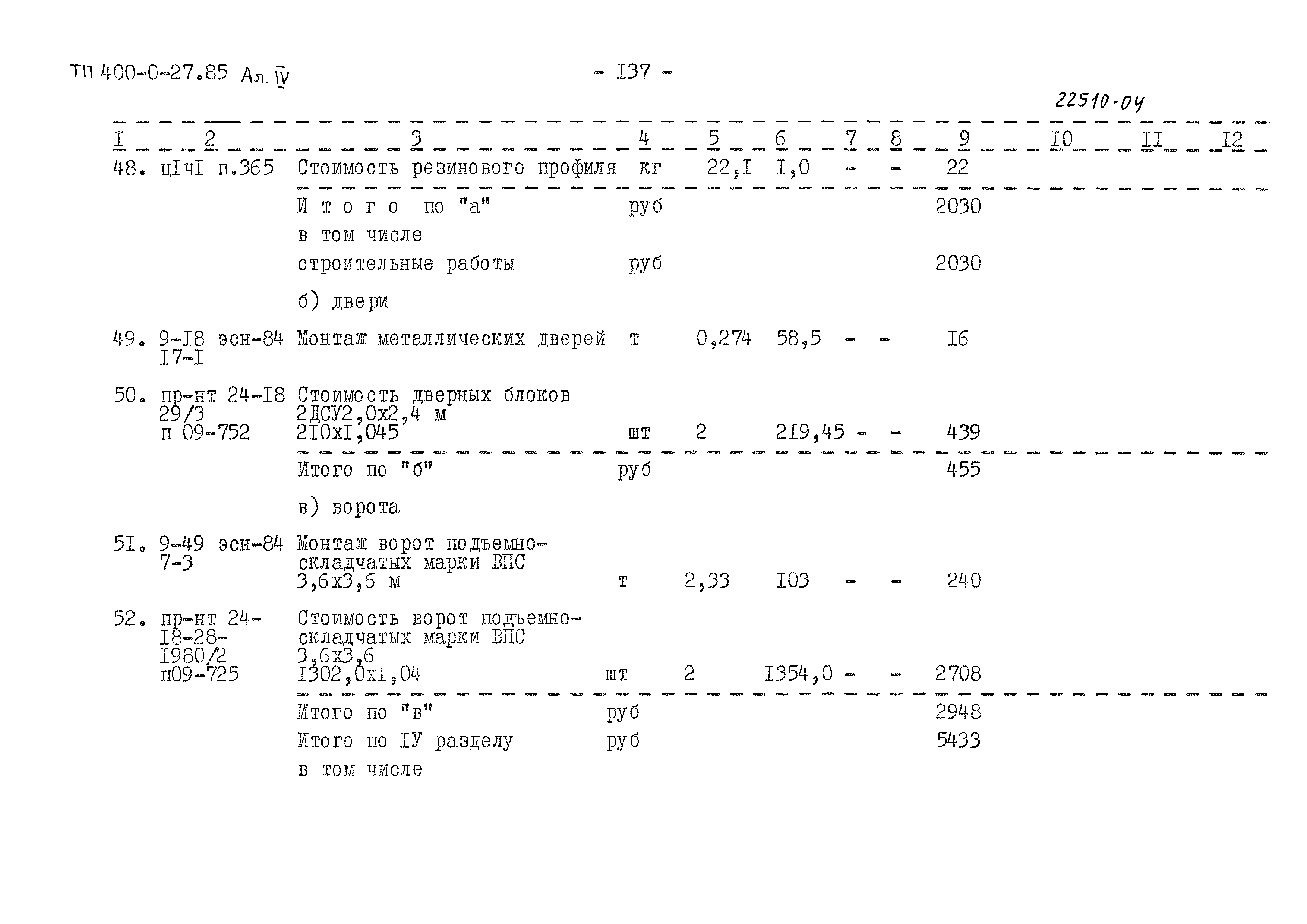 Типовые проектные решения 400-0-27.85