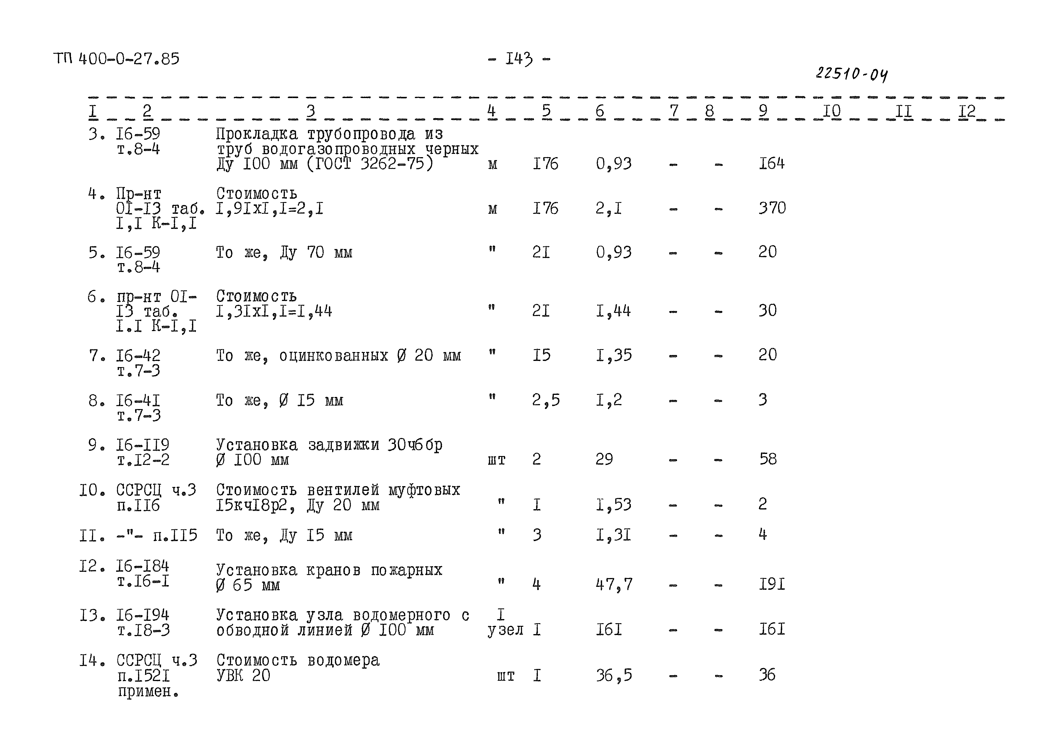 Типовые проектные решения 400-0-27.85