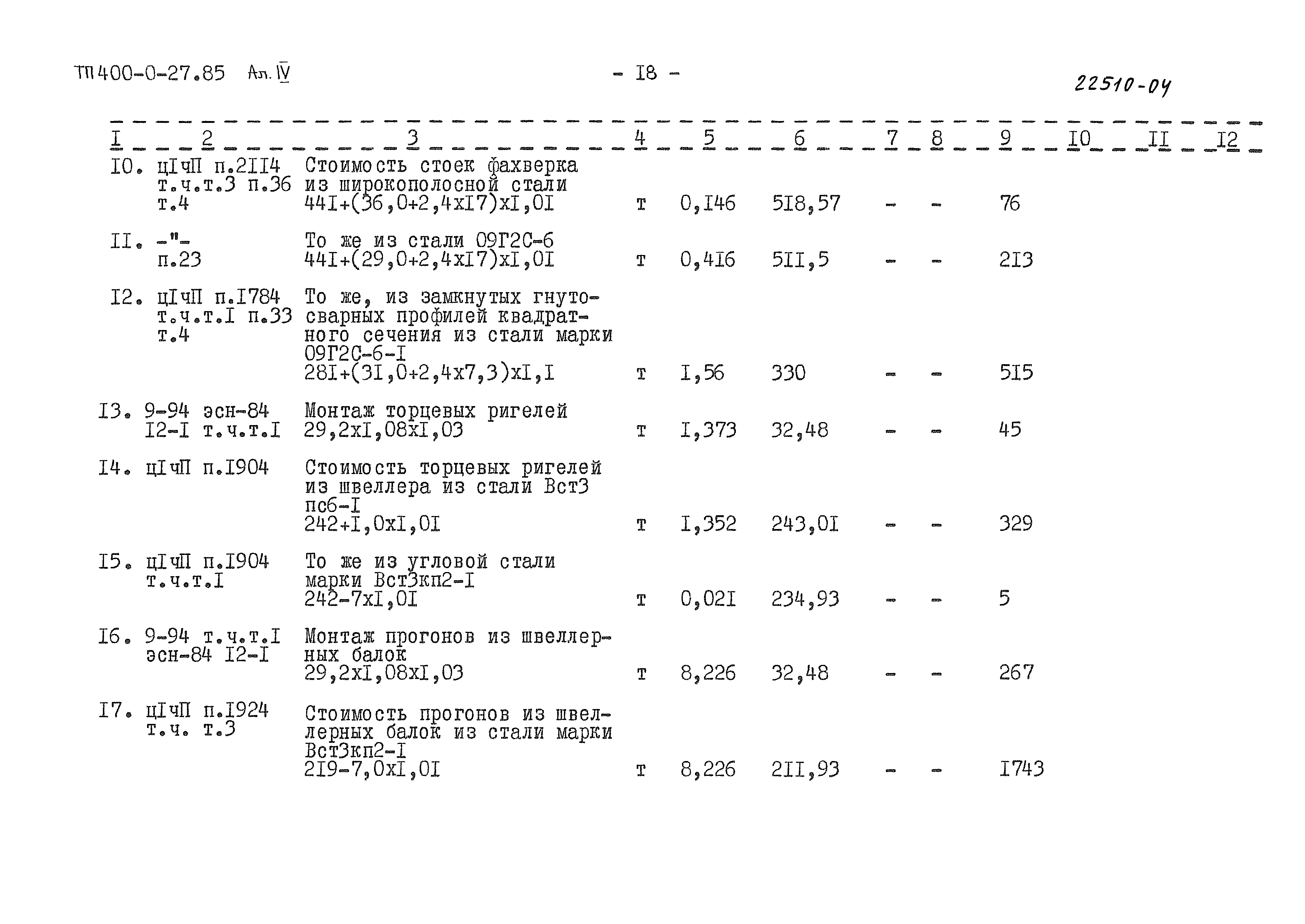 Типовые проектные решения 400-0-27.85