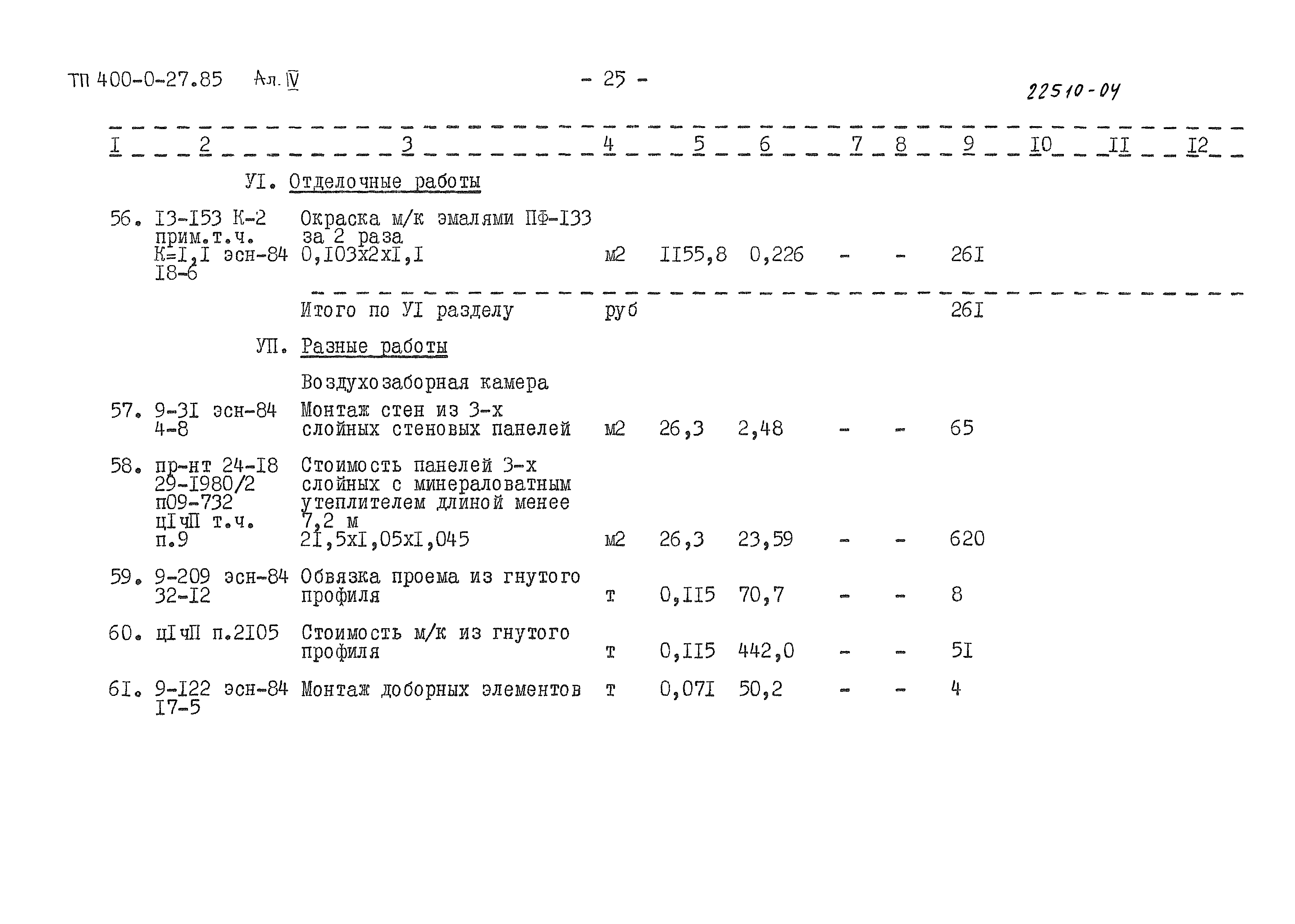 Типовые проектные решения 400-0-27.85