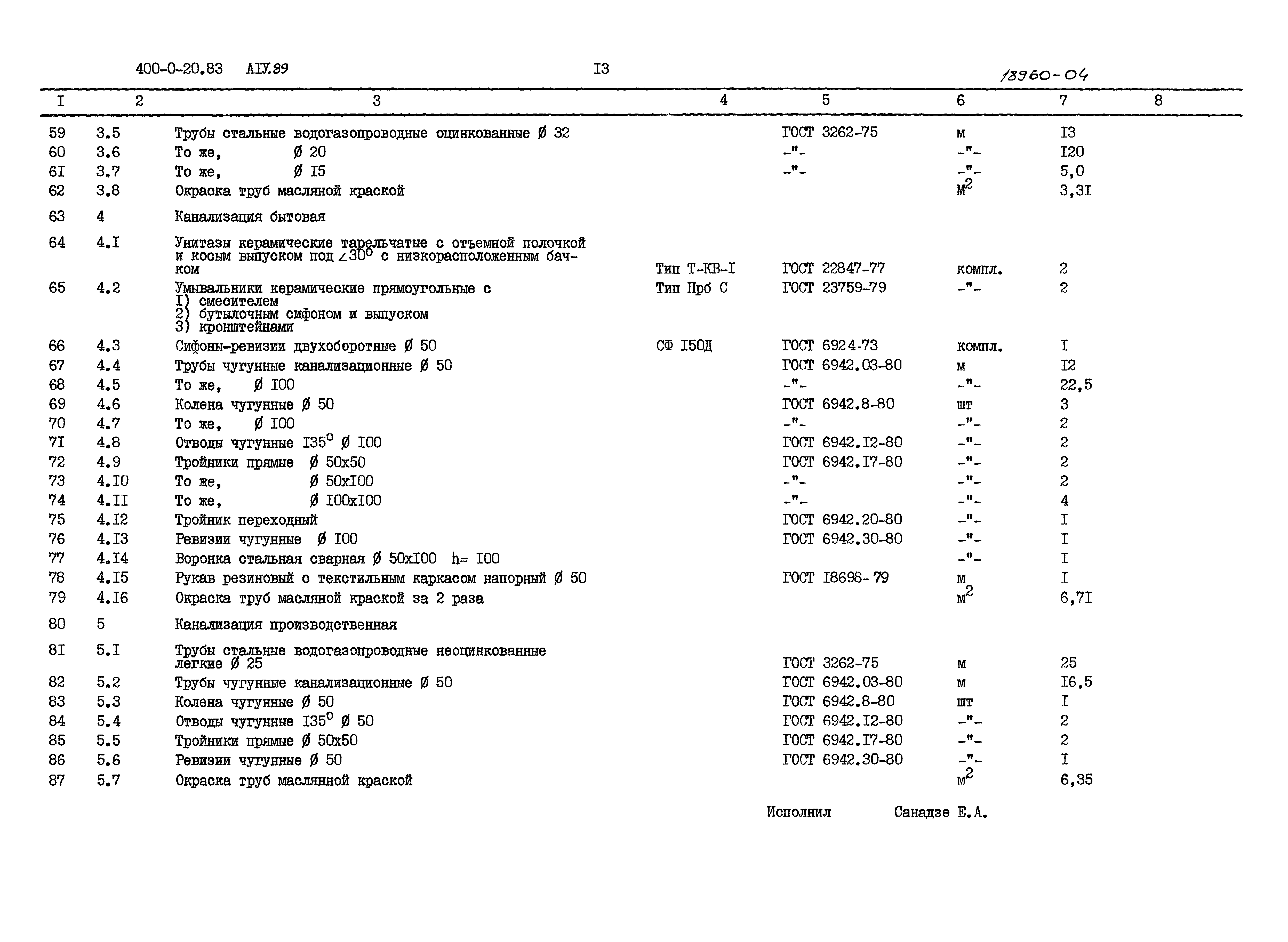 Типовой проект 400-0-20.83