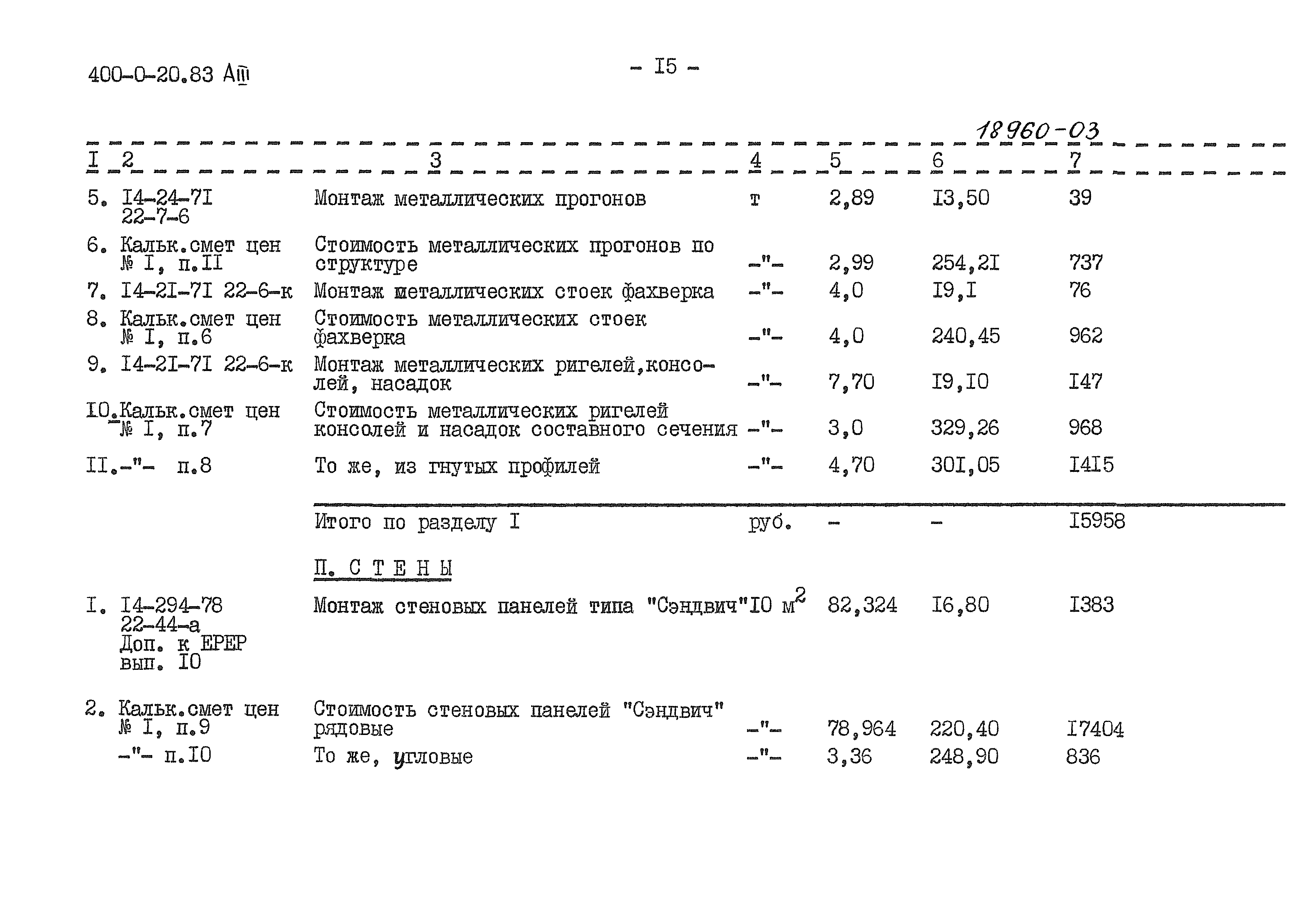 Типовой проект 400-0-20.83