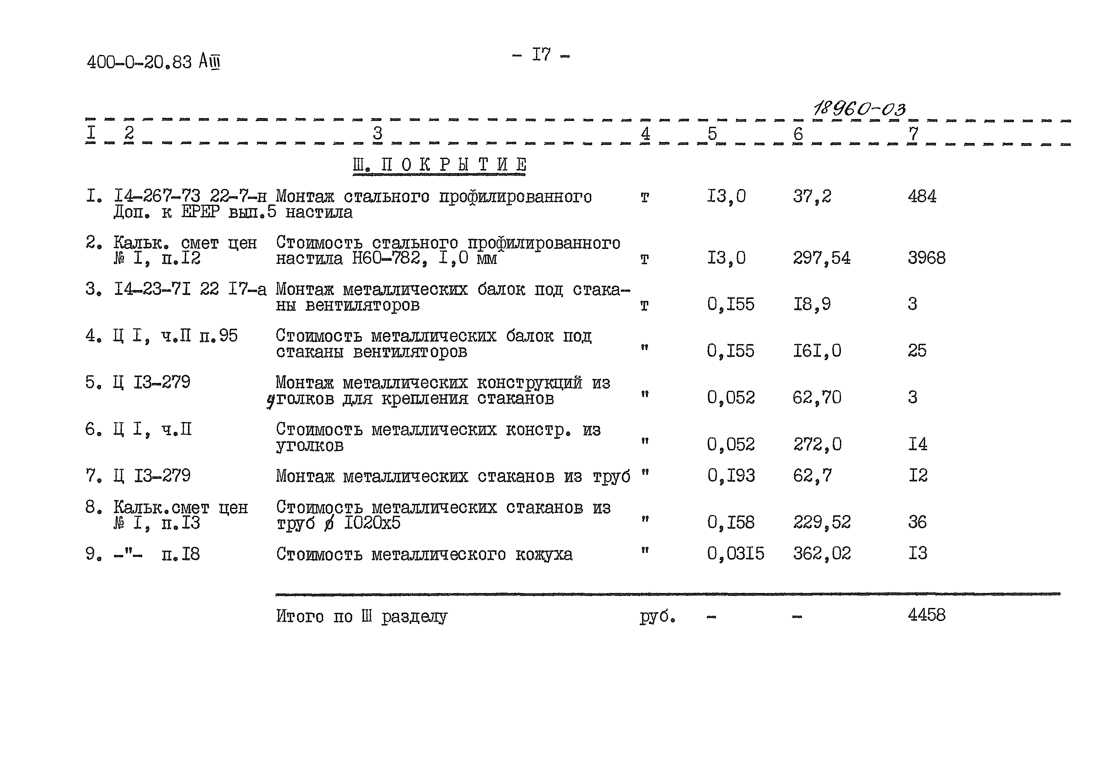 Типовой проект 400-0-20.83