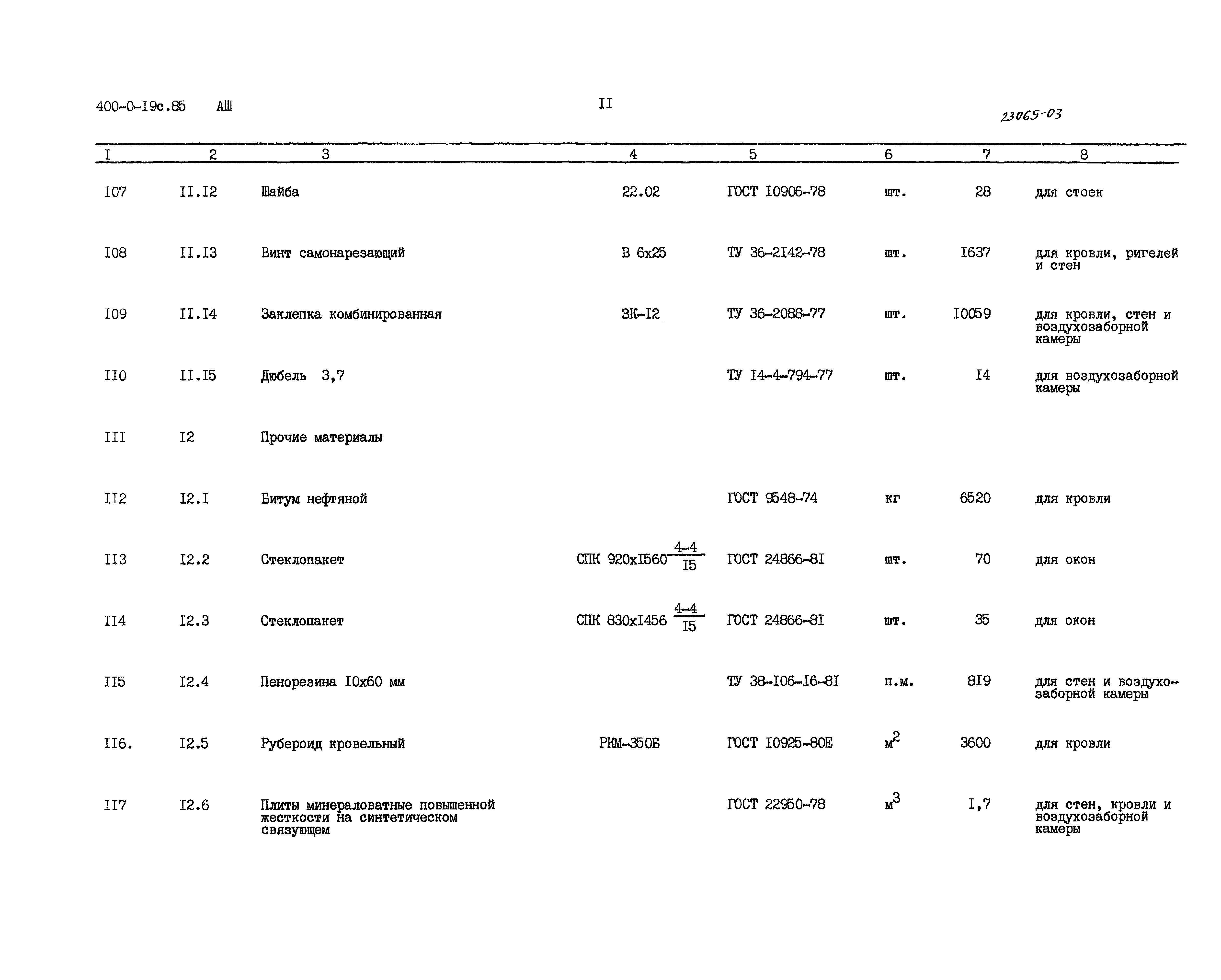 Типовые проектные решения 400-0-19с.85