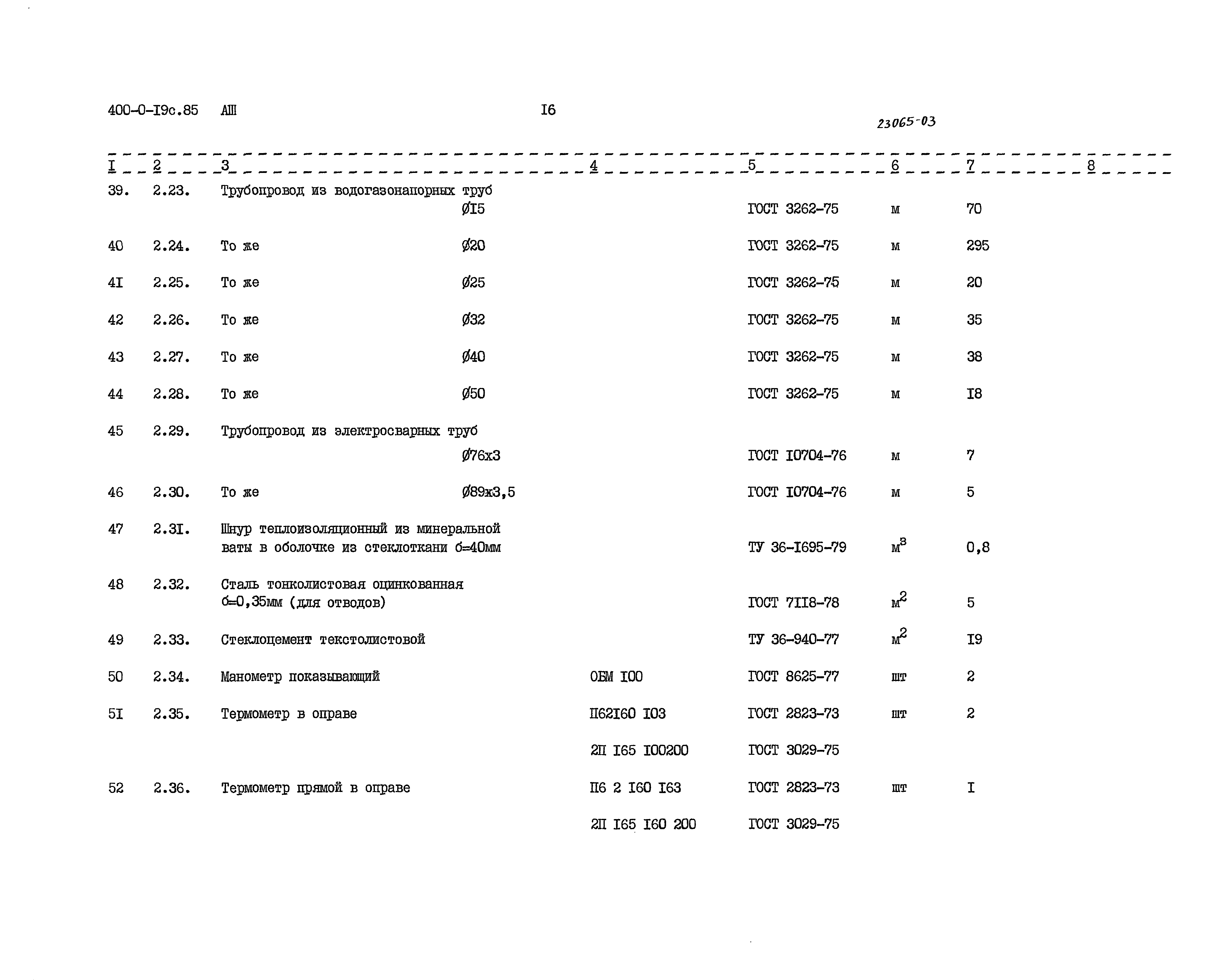 Типовые проектные решения 400-0-19с.85