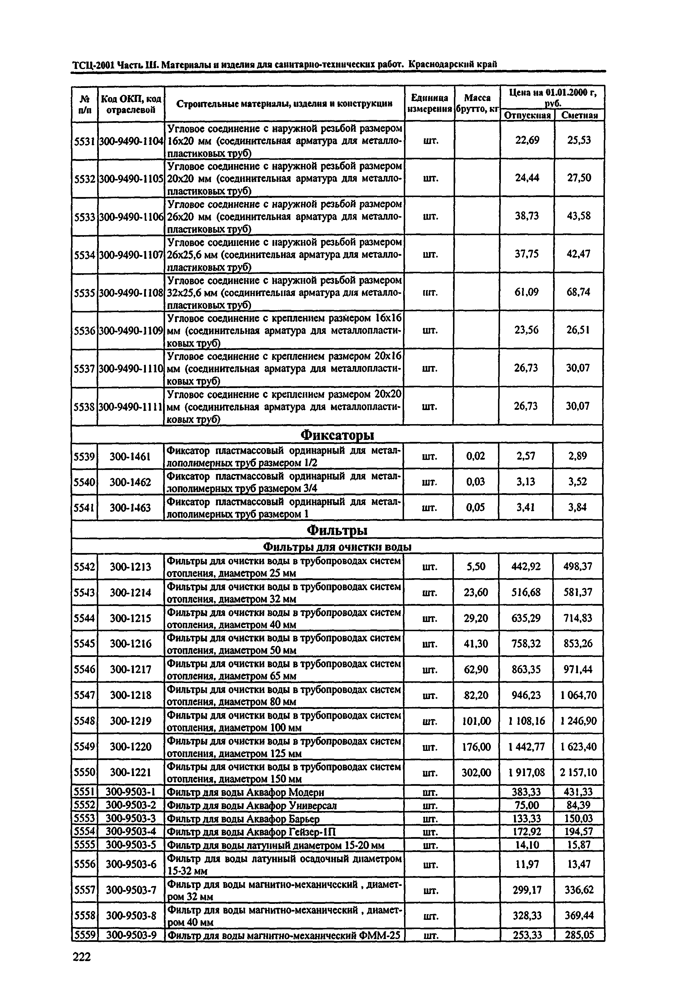 ТСЦ Краснодарского края 81-01-2001