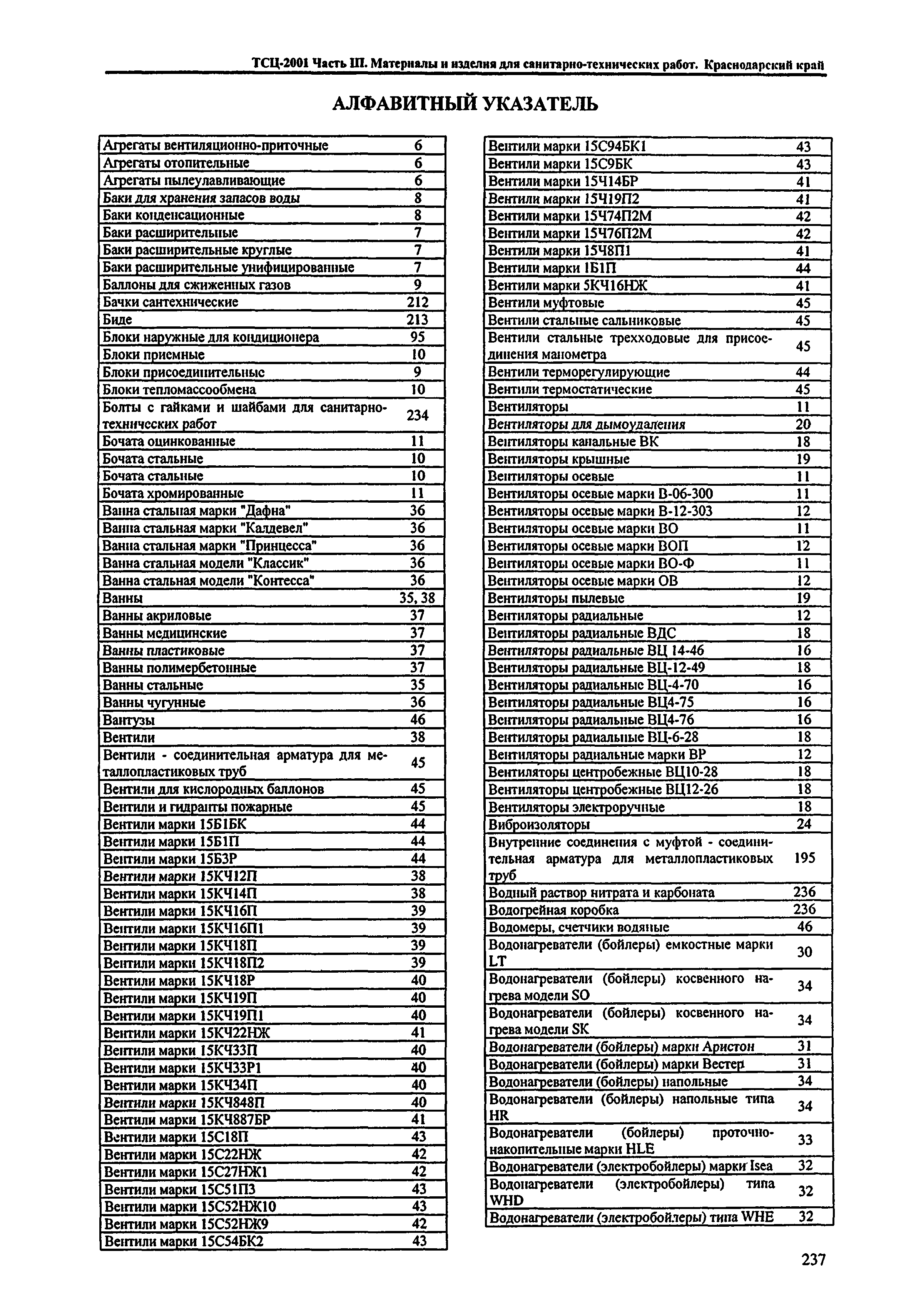 ТСЦ Краснодарского края 81-01-2001