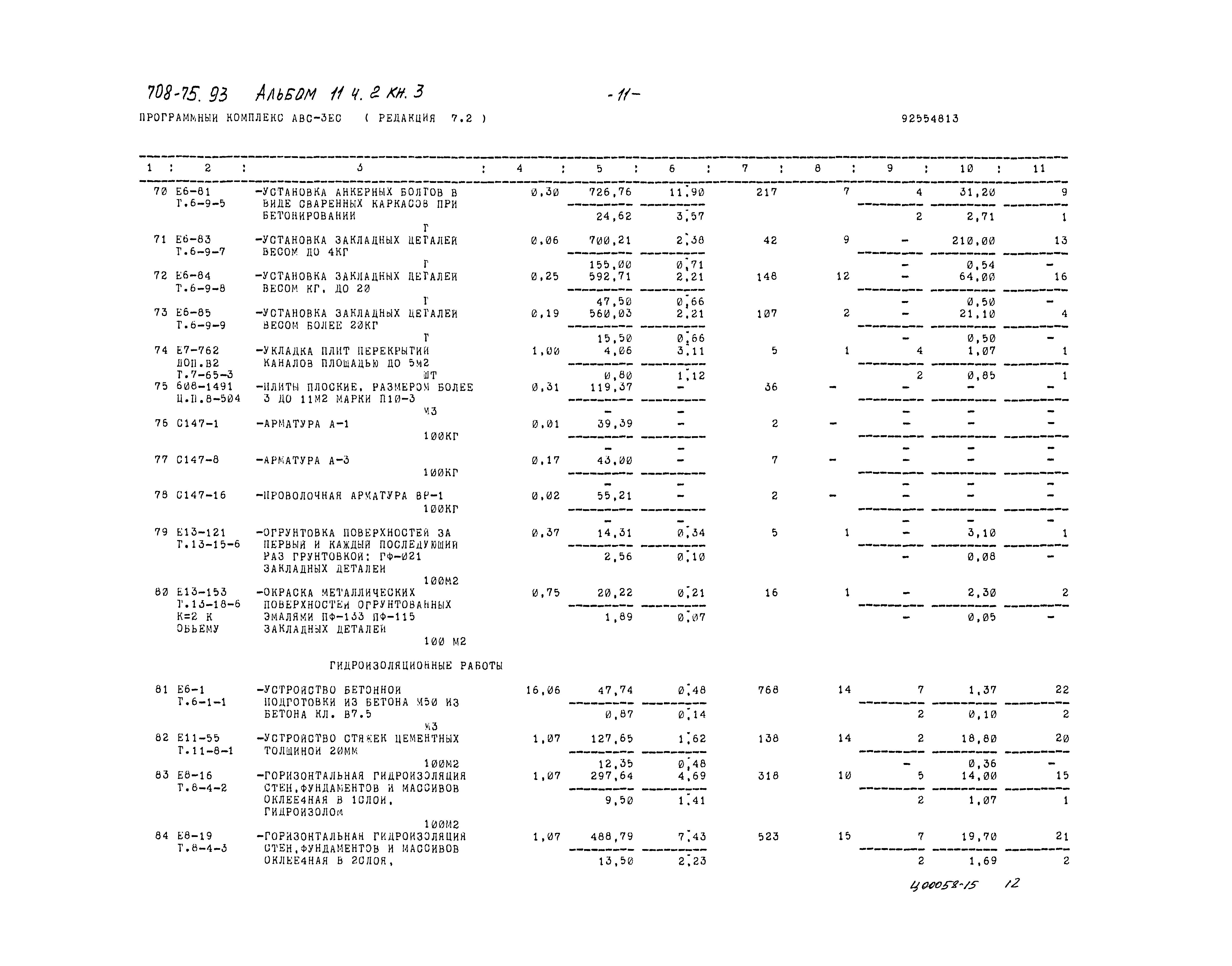 Типовой проект 708-75.93