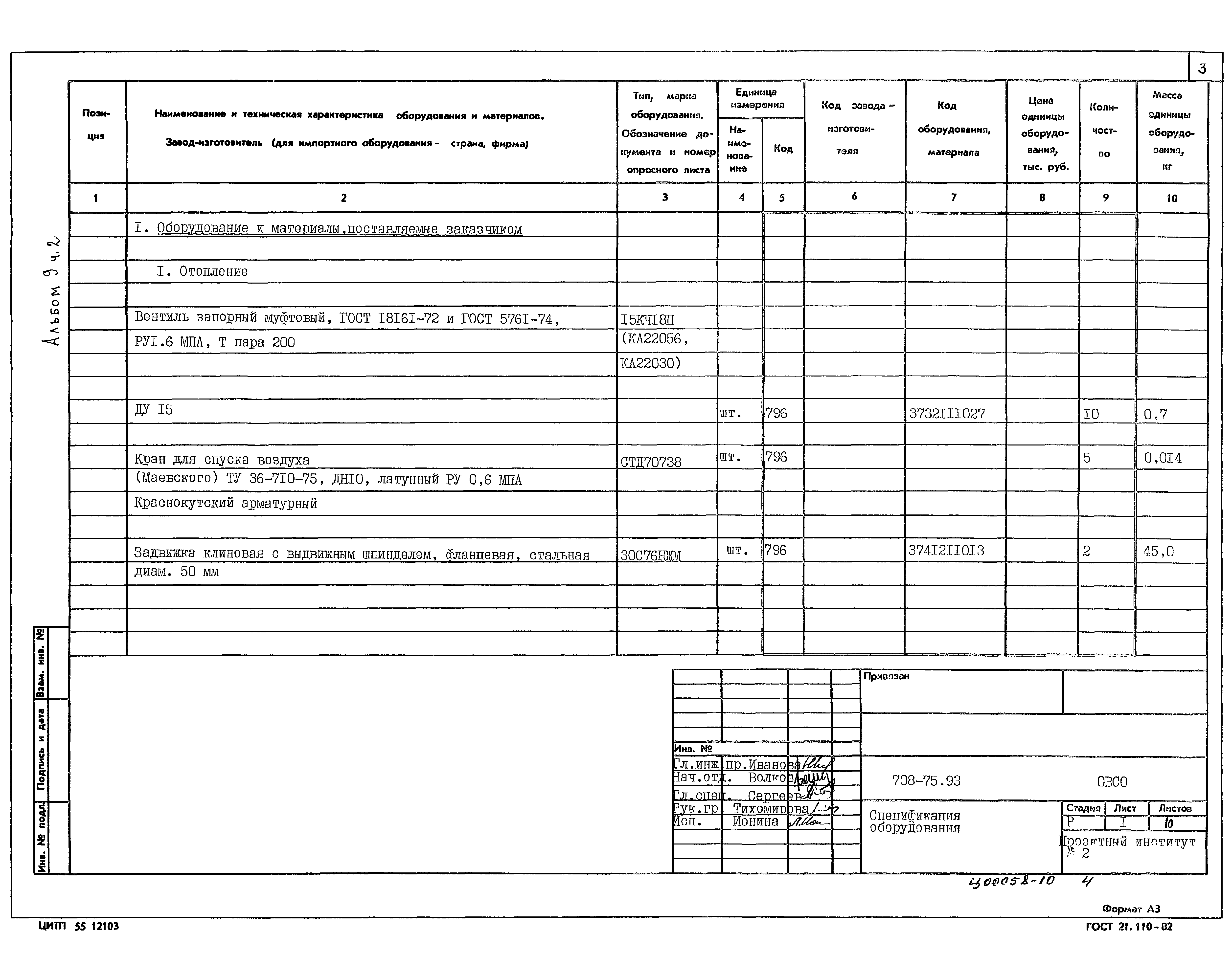 Типовой проект 708-75.93