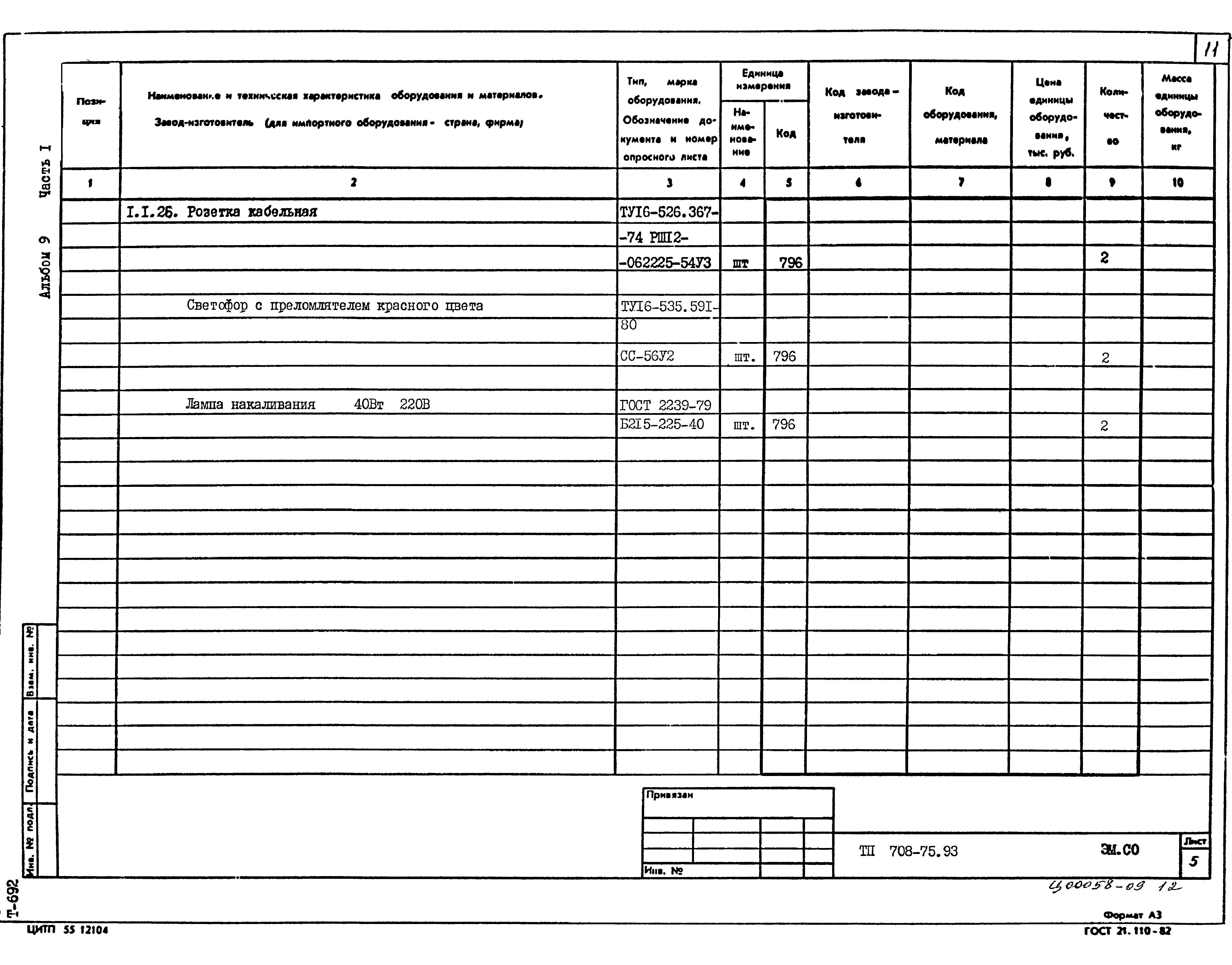 Типовой проект 708-75.93