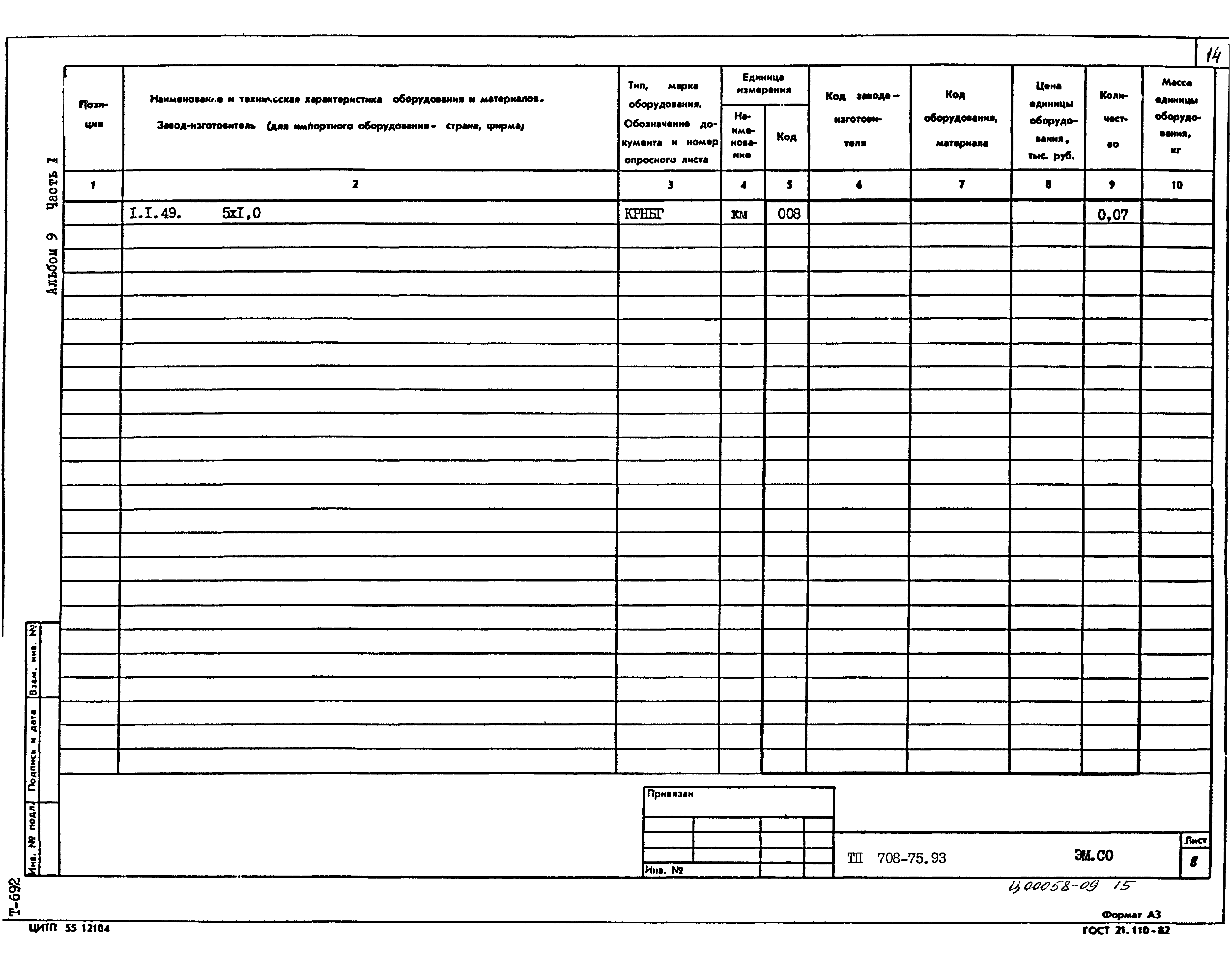 Типовой проект 708-75.93